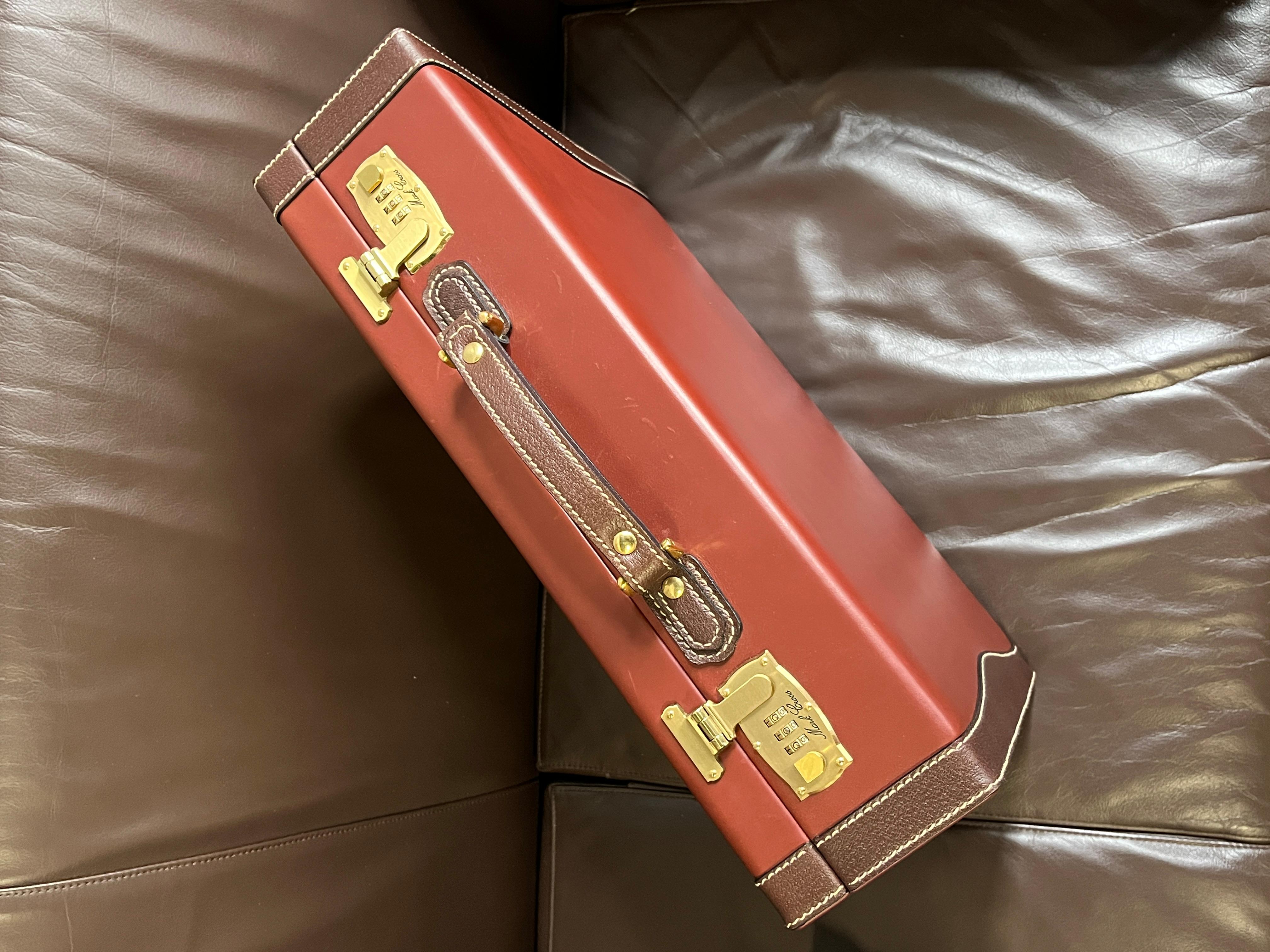 New Old Stock Leather Briefcase Mark Cross 3