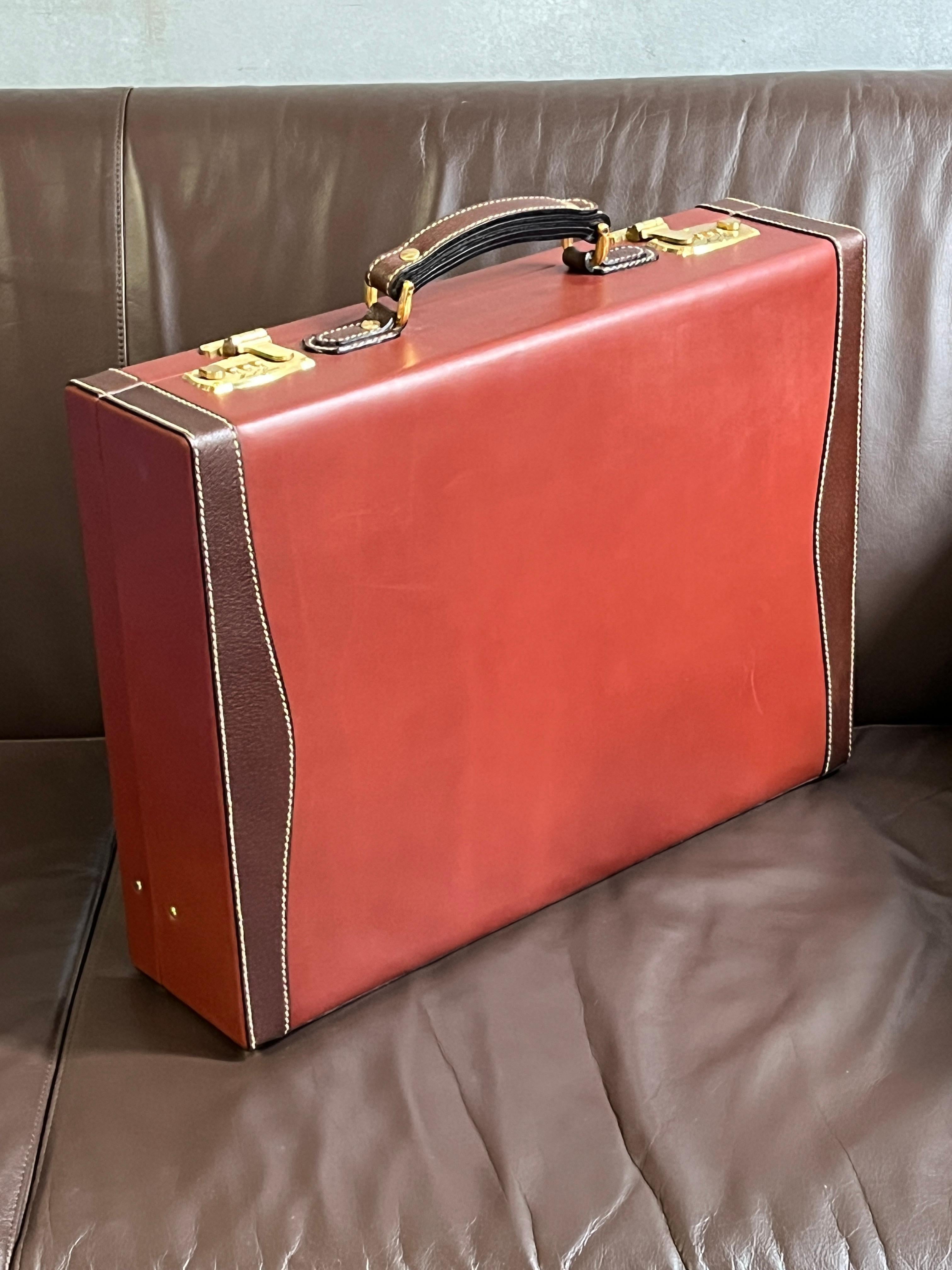 New Old Stock Leather Briefcase Mark Cross 4