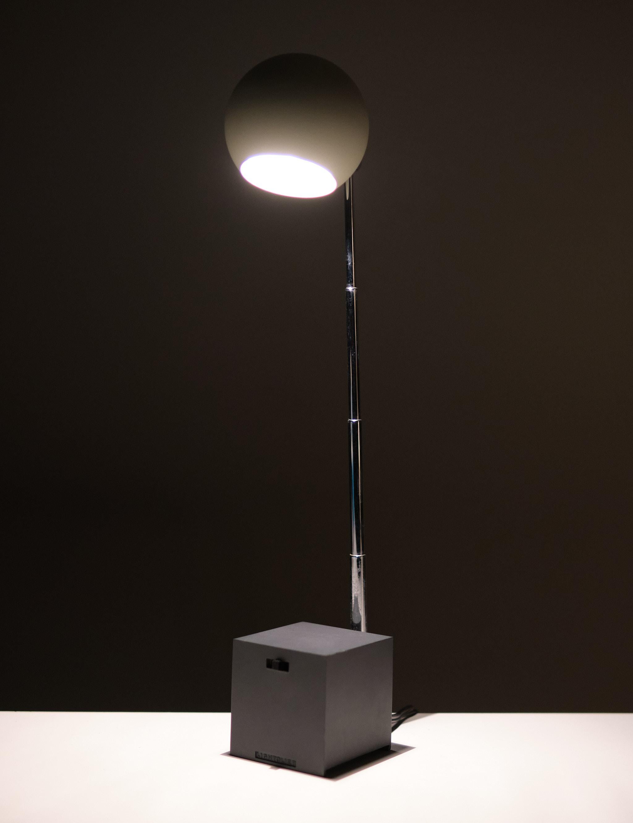 New old stock  Lightolier Lytegem off White Task Lamp  USA  1990s 6