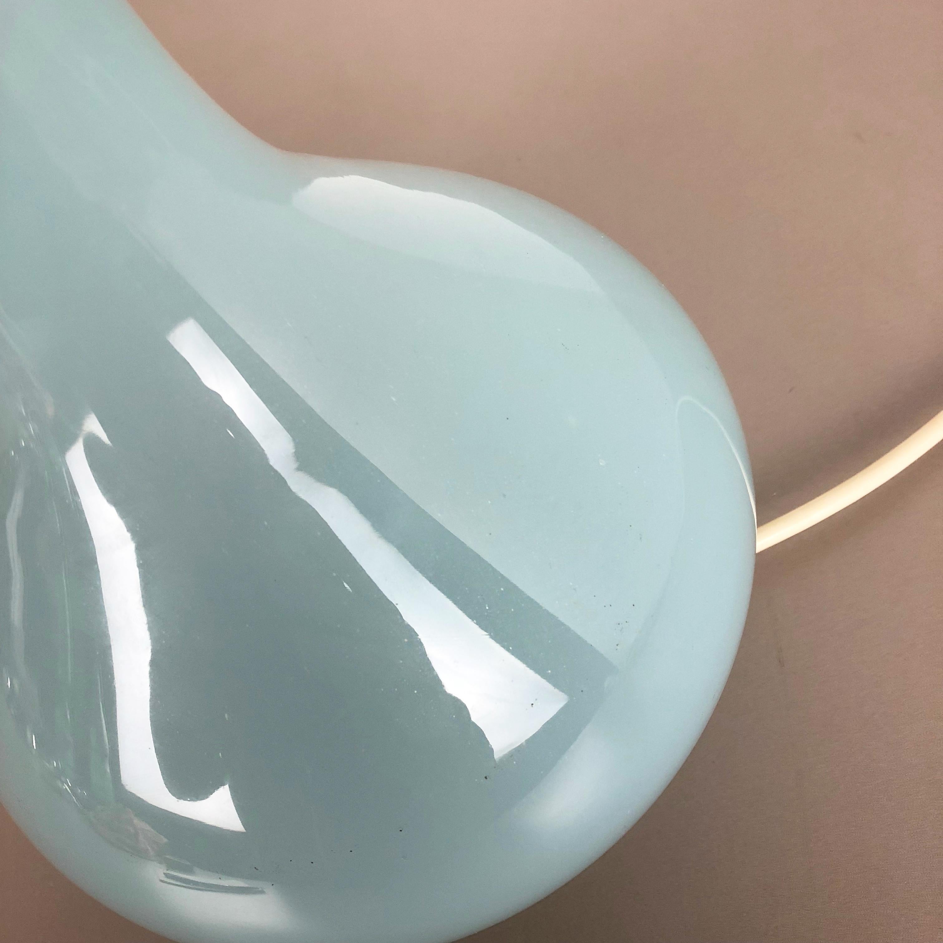New Old Stock, Opaline Murano Glass Table Light by Cenedese Vetri, Italy, 1960 For Sale 4