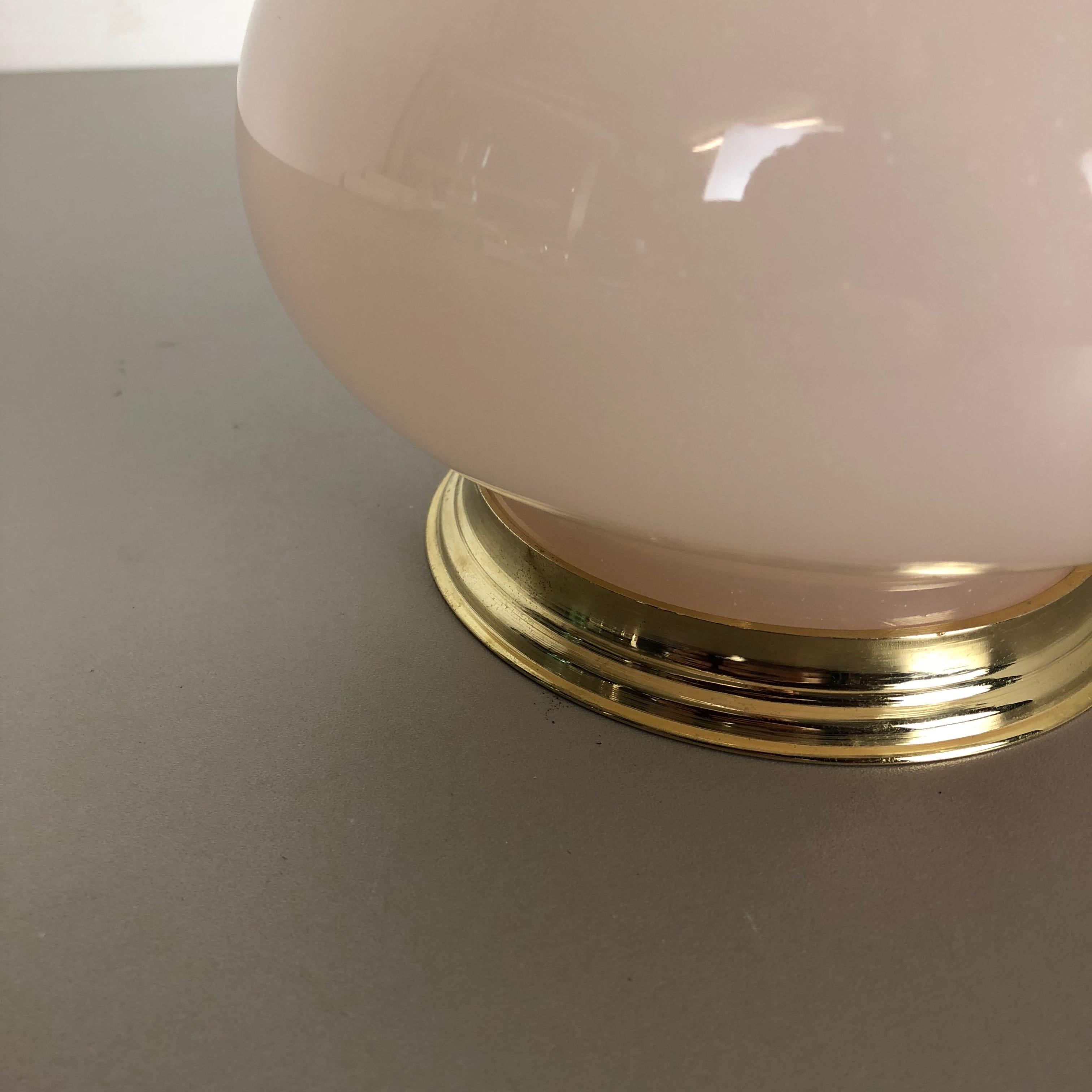 Old Stock, Opaline Murano Glass Table Light by Cenedese Vetri, Italy, 1960 For Sale 4