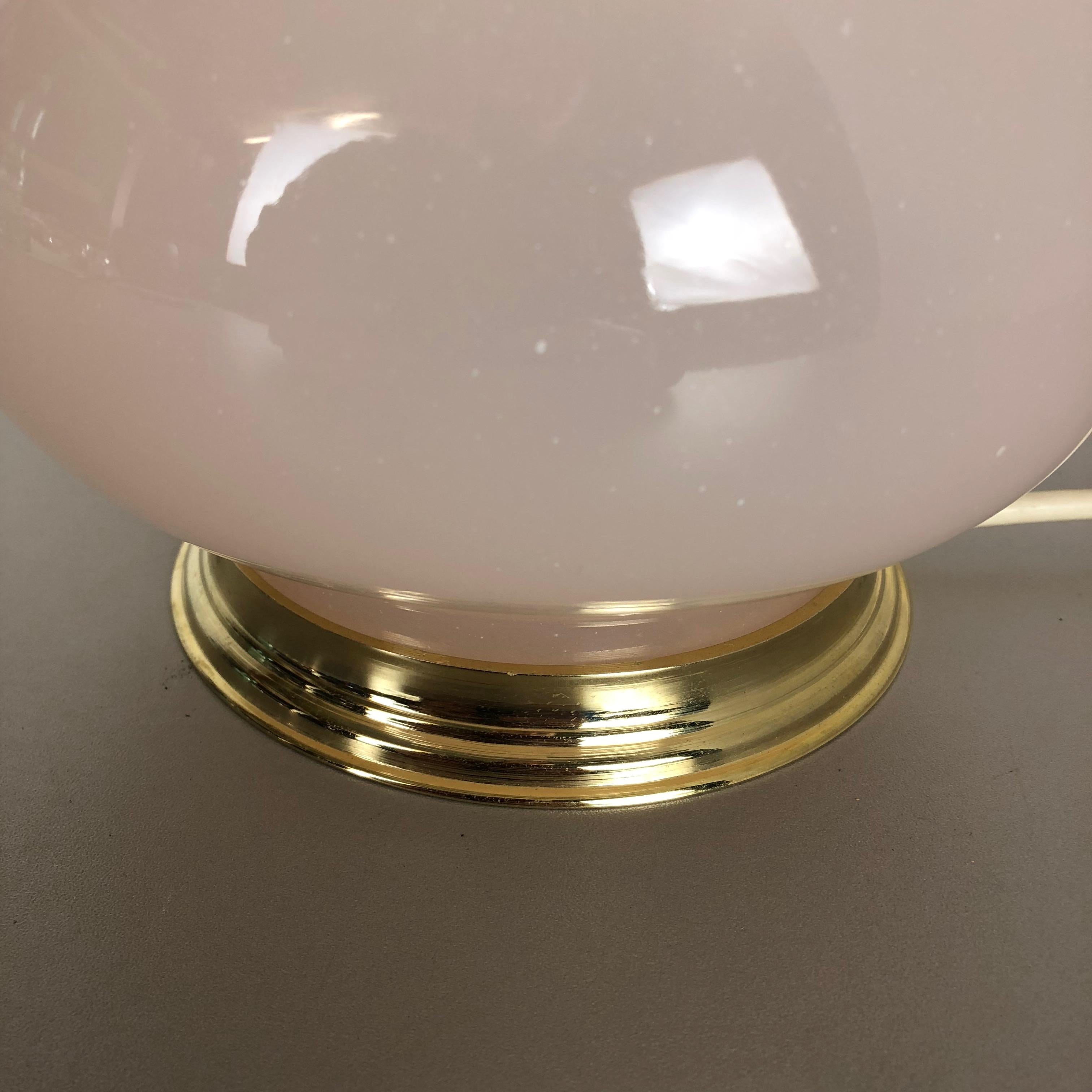 Old Stock, Opaline Murano Glass Table Light by Cenedese Vetri, Italy, 1960 For Sale 1