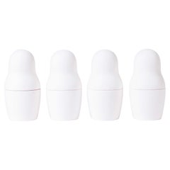 New Old Stock Raw Ceramic - Set of White Russian Dolls