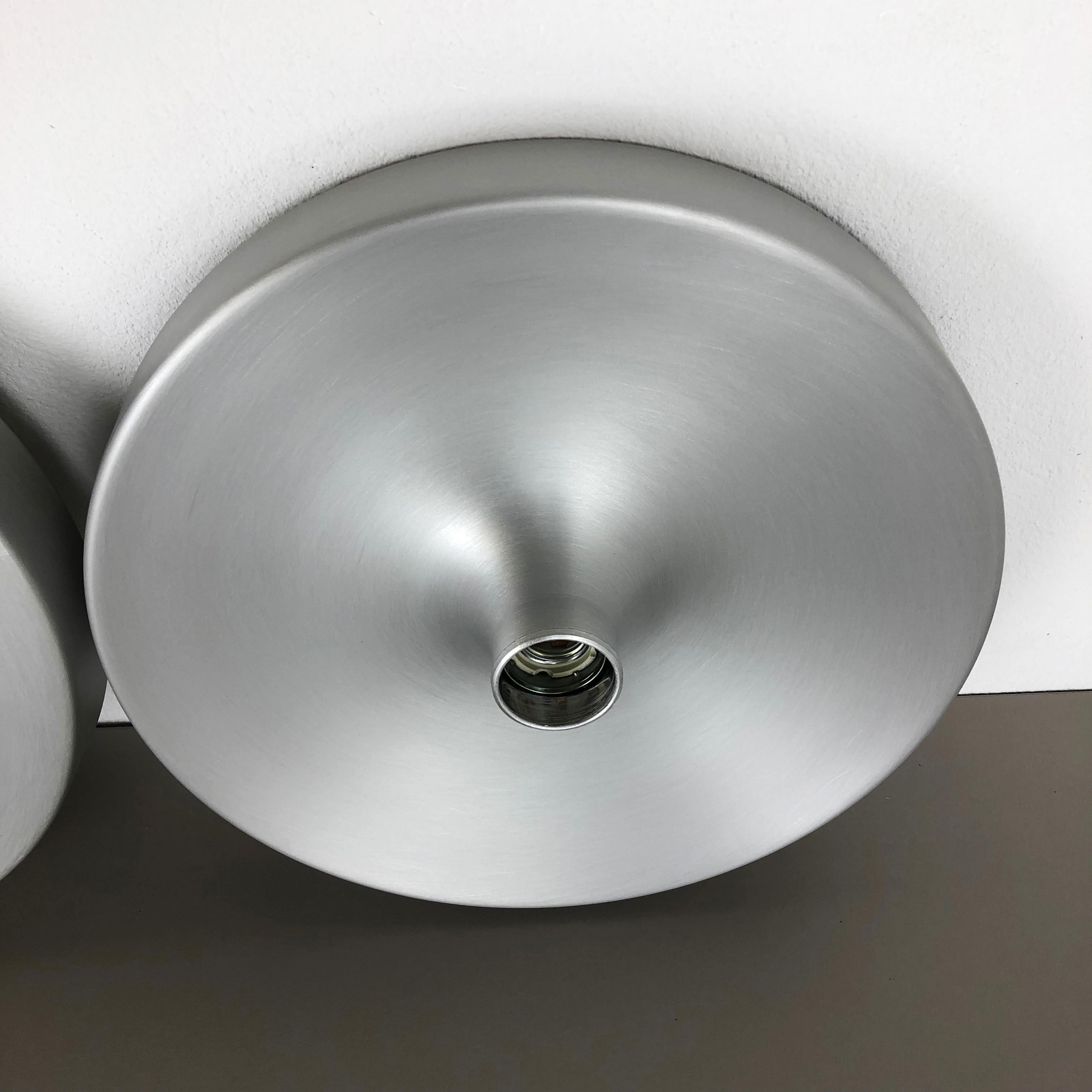 German Set of Two, 1970s Extra Disc Wall Light by Staff Lights