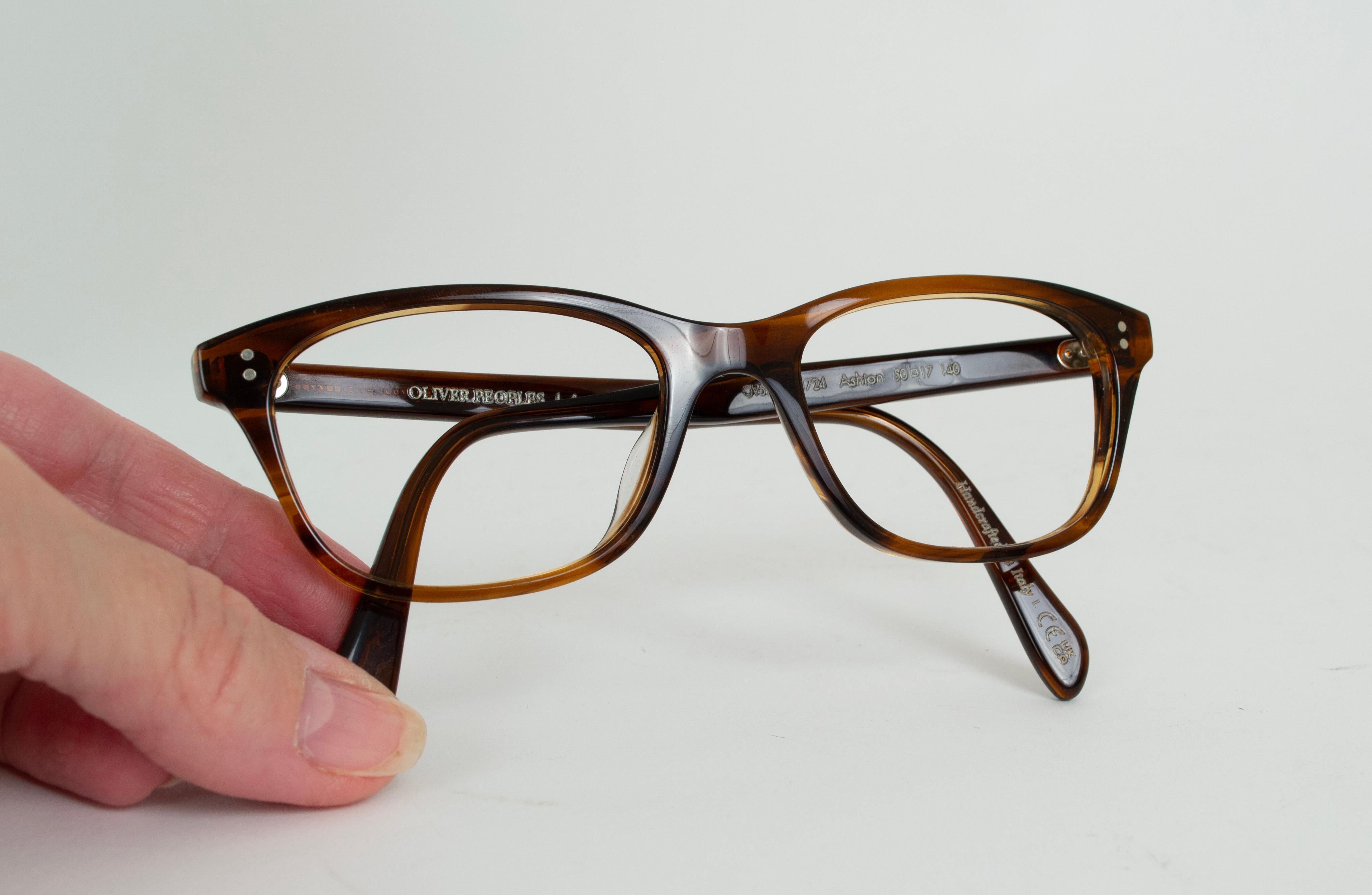 Nuovo Oliver Peoples Ashton Tortoiseshell Occhiali da vista - 50-17-140 mm, 2025 in vendita 8