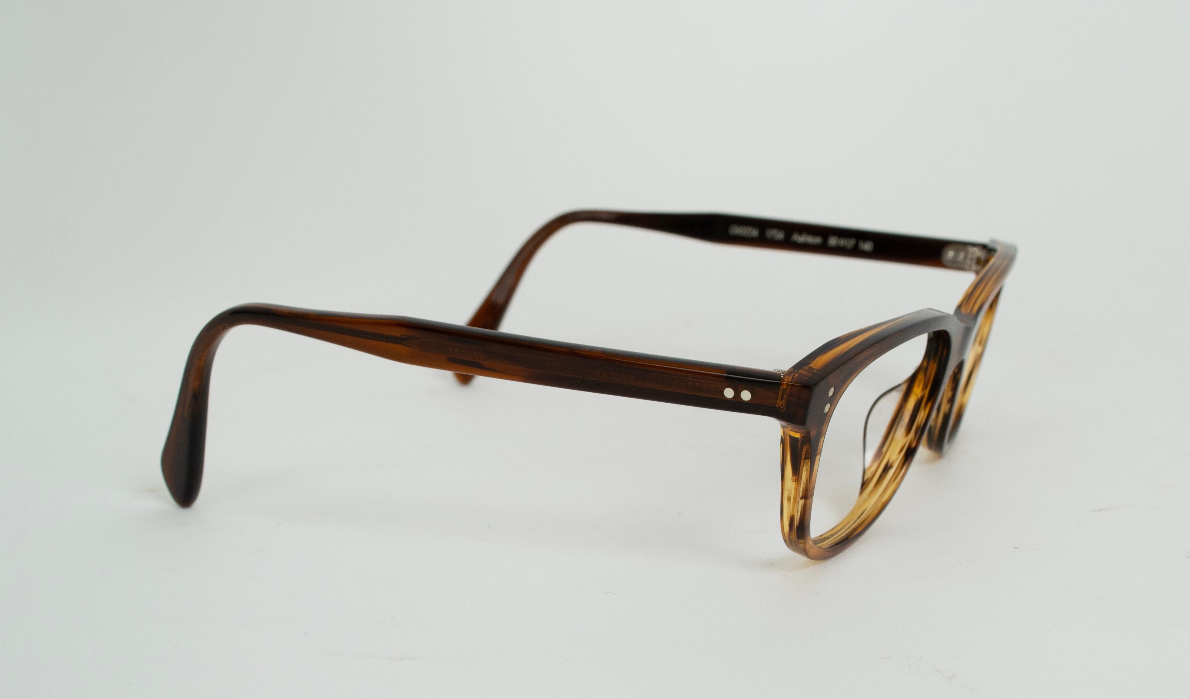 Nuovo Oliver Peoples Ashton Tortoiseshell Occhiali da vista - 50-17-140 mm, 2025 in vendita 9