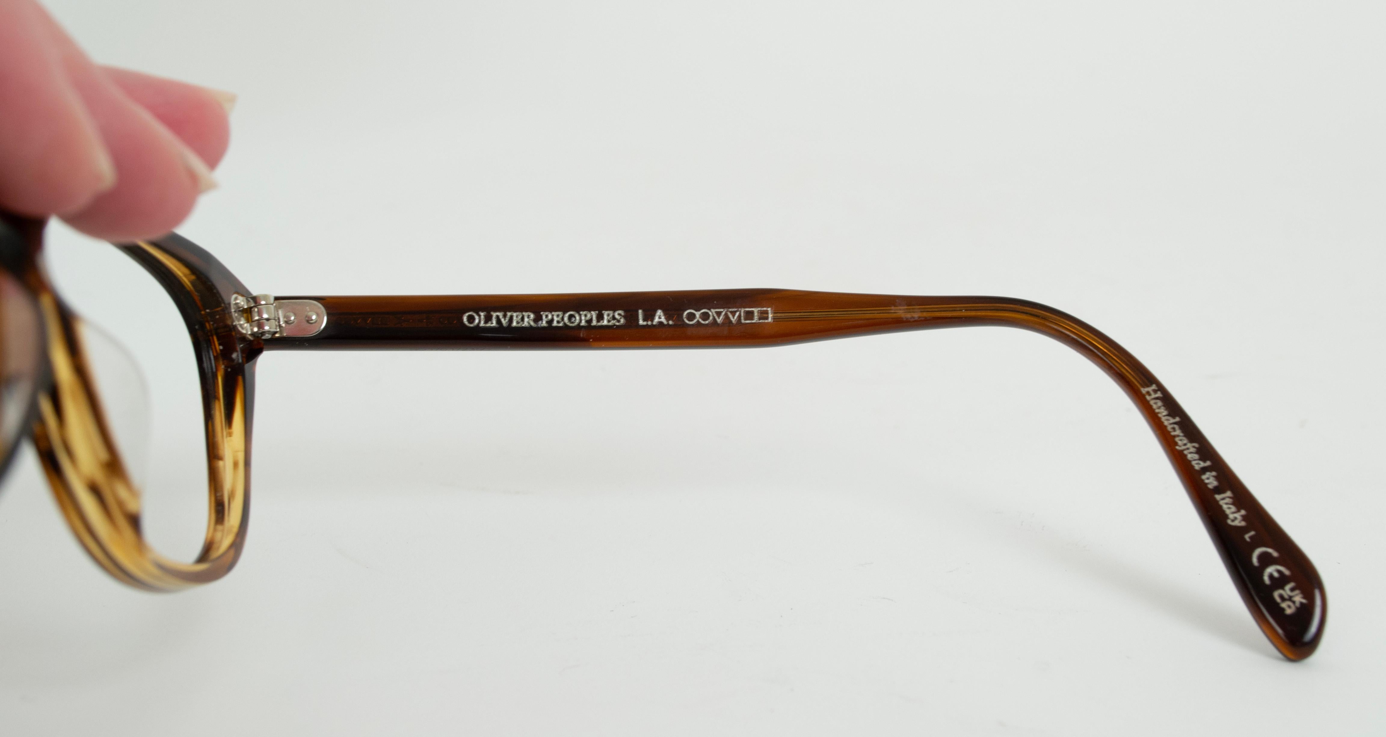 Nuovo Oliver Peoples Ashton Tortoiseshell Occhiali da vista - 50-17-140 mm, 2025 in vendita 11