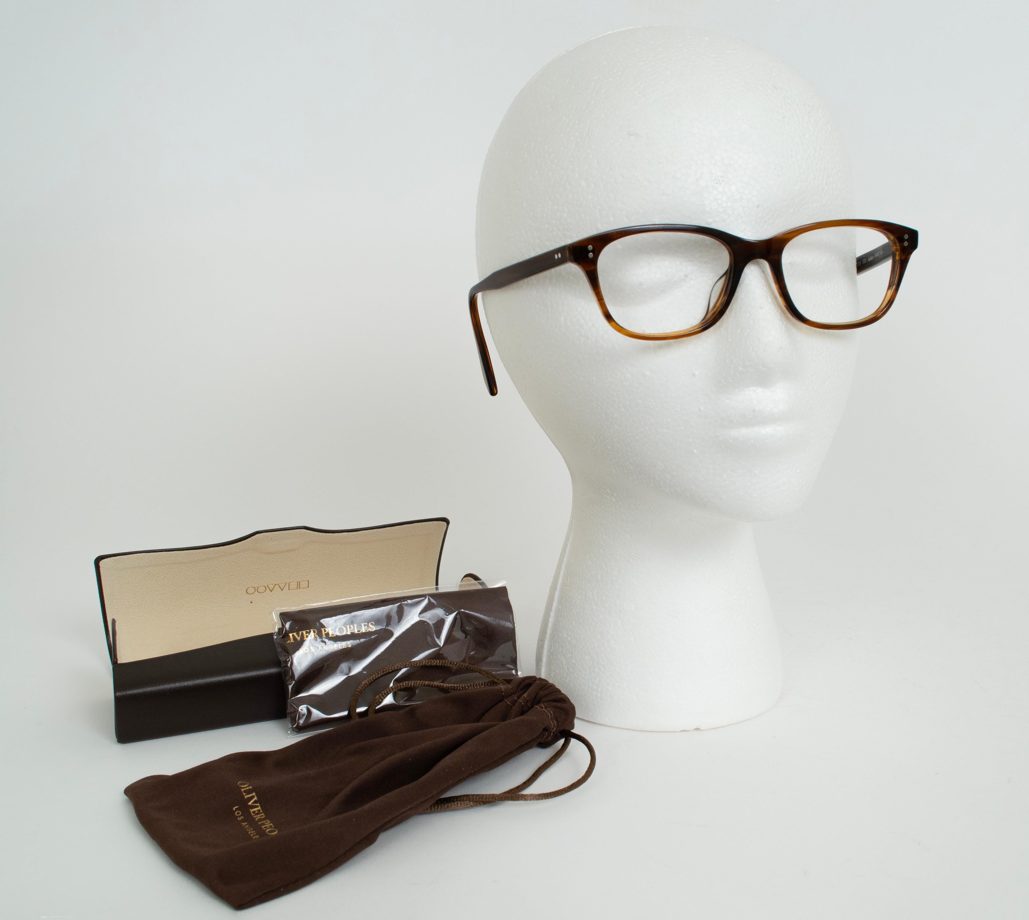 Marrone Nuovo Oliver Peoples Ashton Tortoiseshell Occhiali da vista - 50-17-140 mm, 2025 in vendita