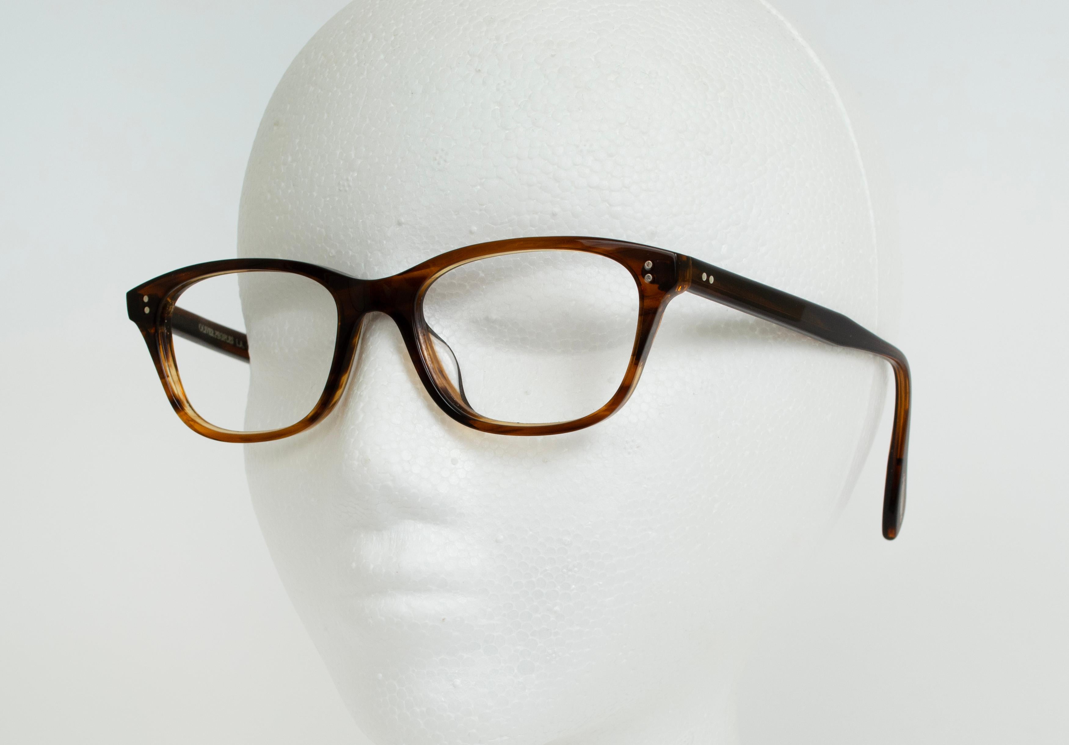 Nuovo Oliver Peoples Ashton Tortoiseshell Occhiali da vista - 50-17-140 mm, 2025 in vendita 2