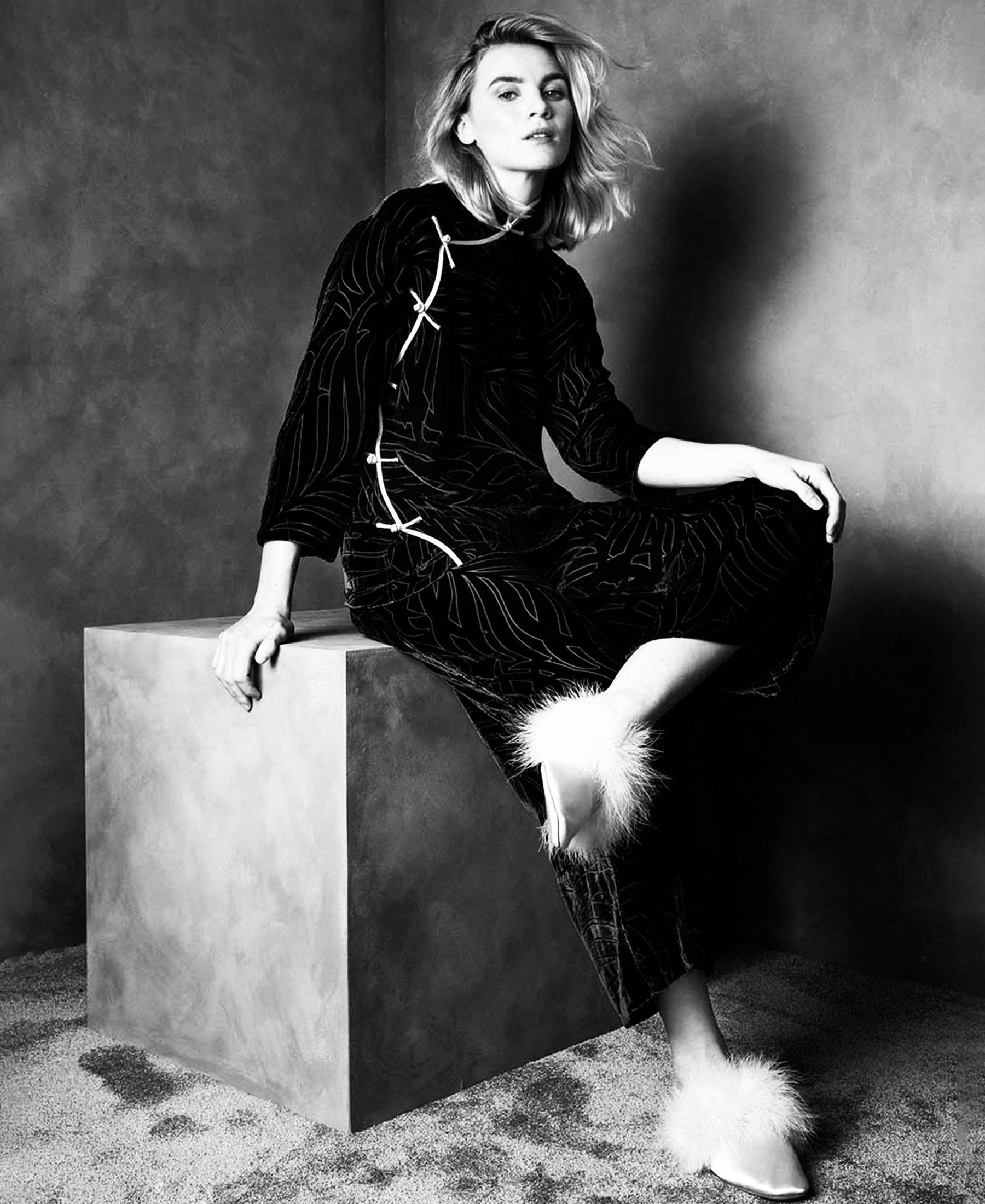 NEW Olivia Von Halle Chinese-Inspired Velvet Loungewear Homewear Suit M For Sale 10