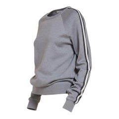 NEW Olivia Von Halle Grau Kaschmir Seidenmischung Pullover S