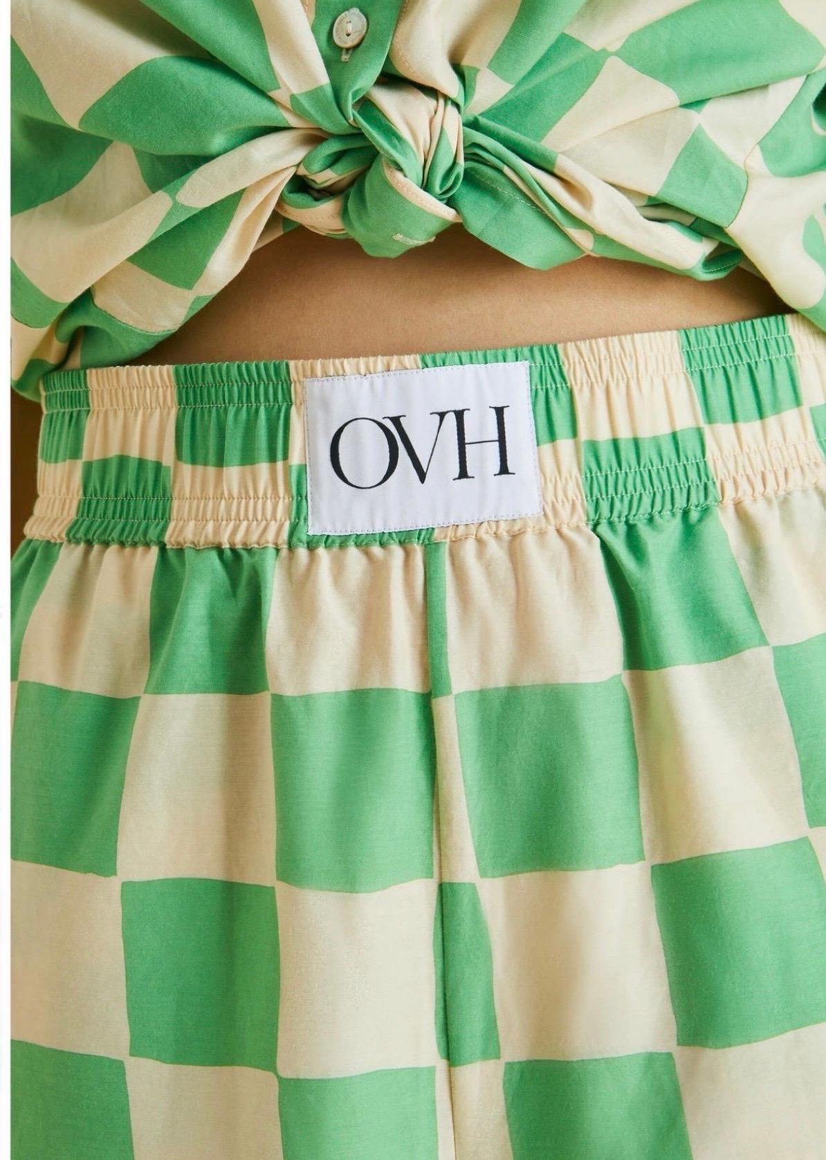 Olivia Von Halle, tailleur de salon en voile de soie imprimé floral, taille M, état neuf en vente 1