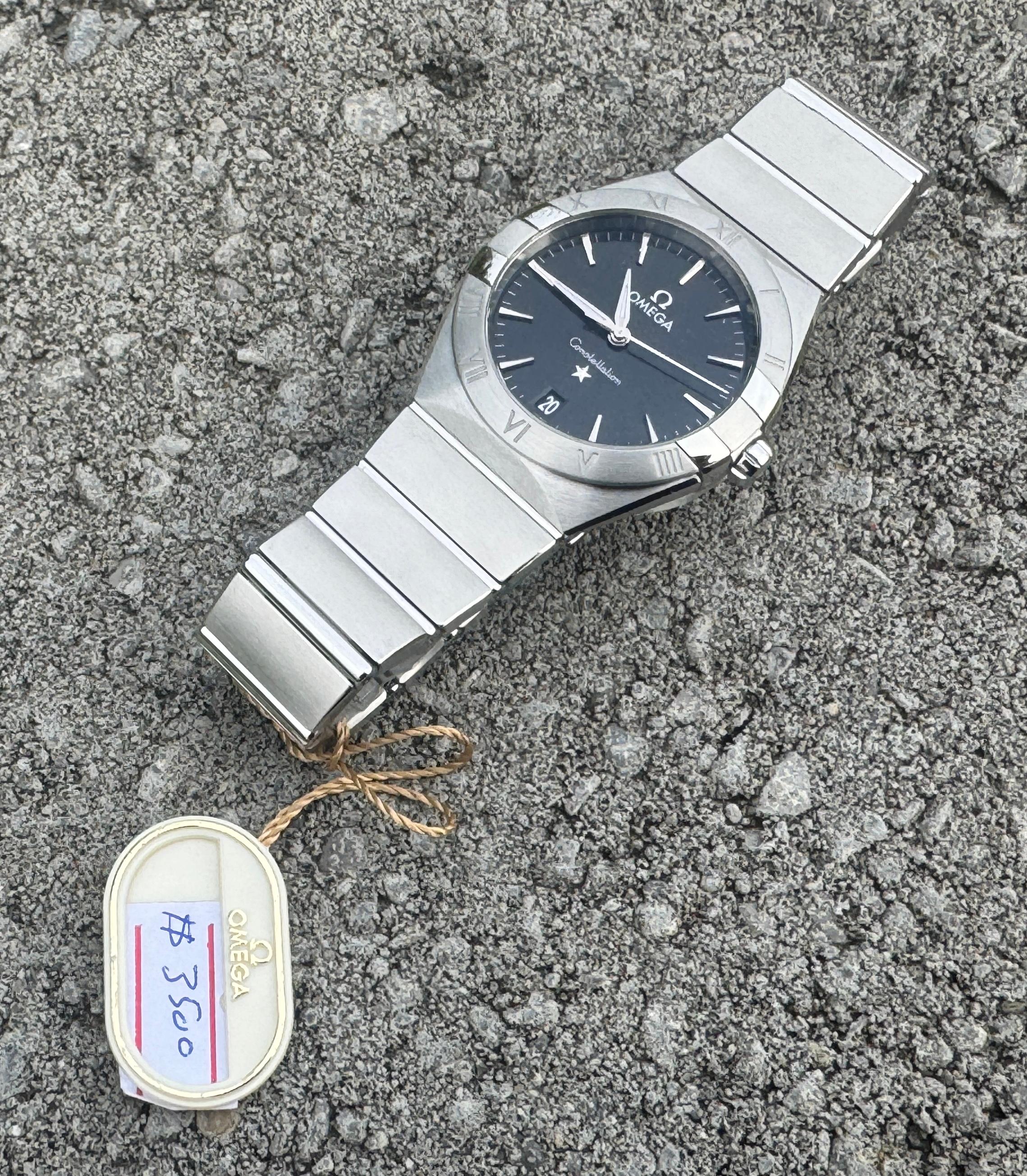 Nuovo Omega Constellation Quarzo 131.10.36.60.01.001 Set completo 3