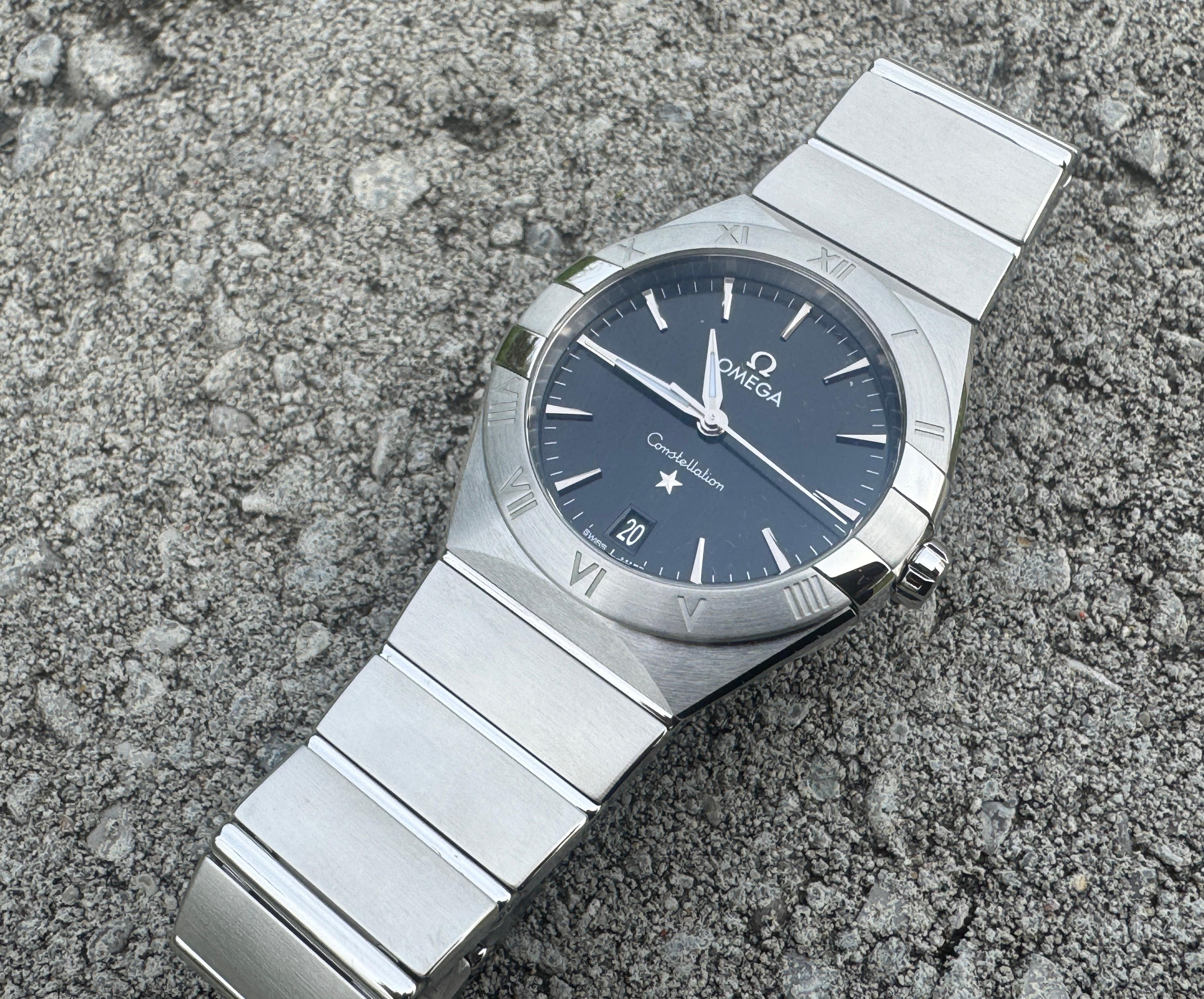 Nuovo Omega Constellation Quarzo 131.10.36.60.01.001 Set completo 4