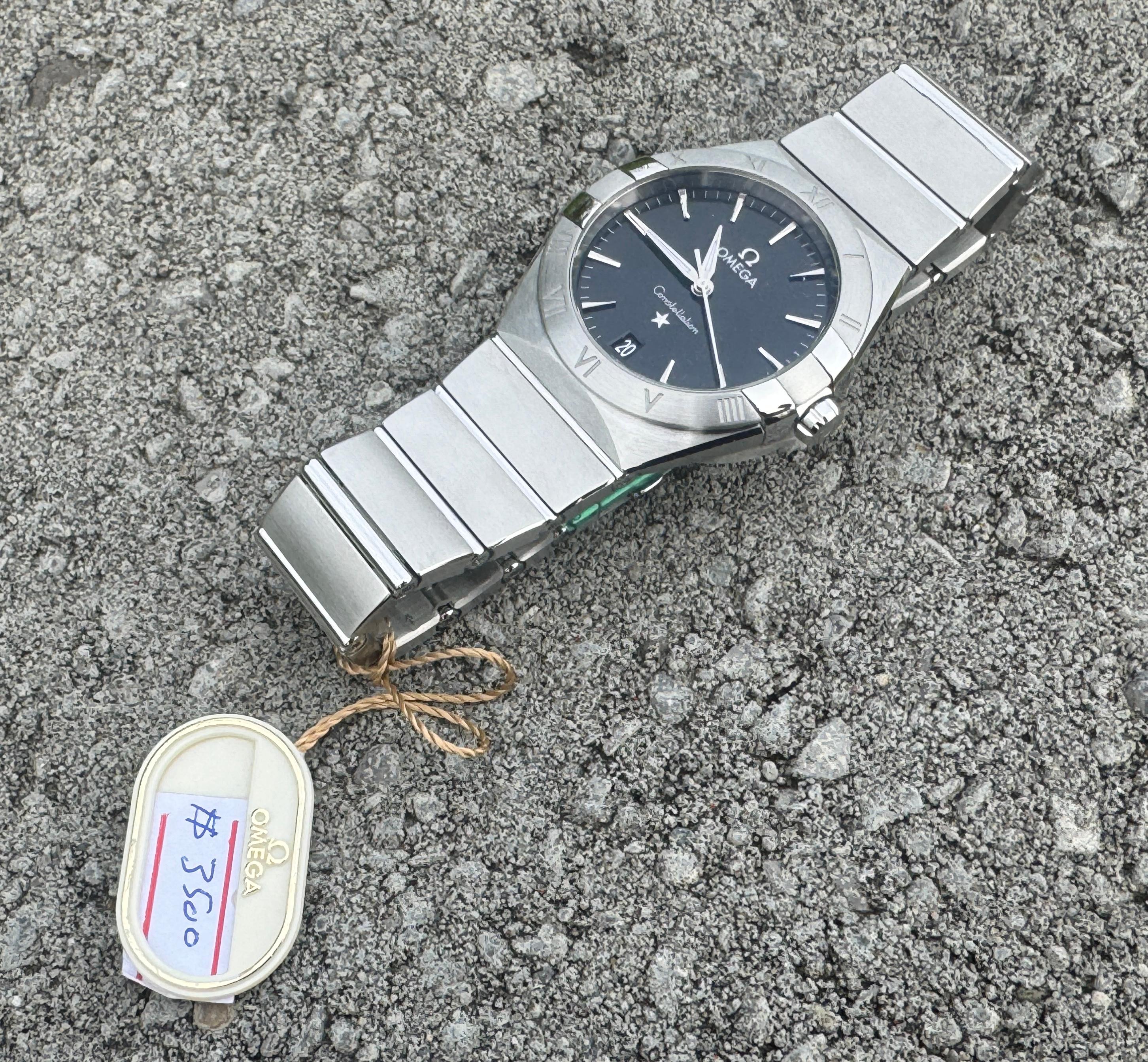 Nuovo Omega Constellation Quarzo 131.10.36.60.01.001 Set completo 6