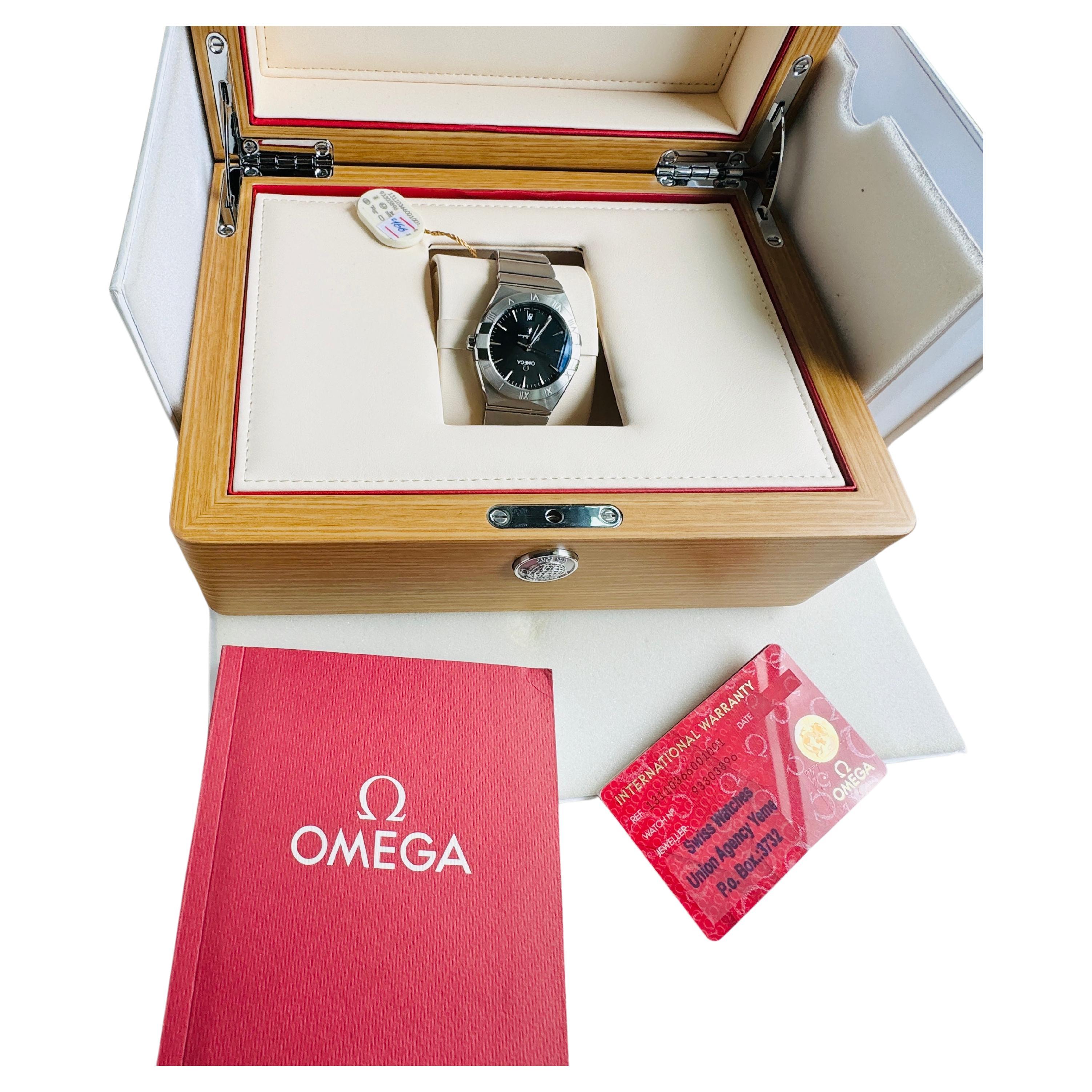 Nuovo Omega Constellation Quarzo 131.10.36.60.01.001 Set completo