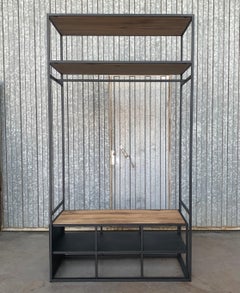 New Open Wardrobe or Coat Rack with Shoes Compartment or Bench