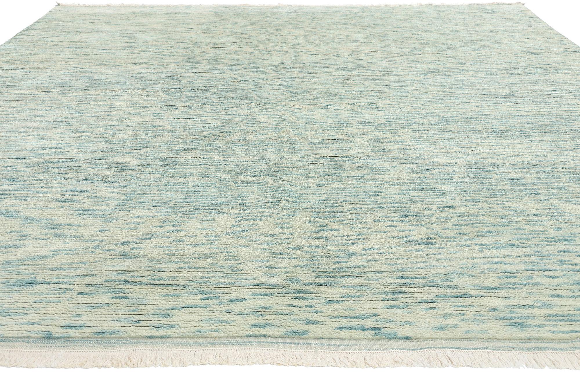 Bohemian New Organic Modern Biophilic Moroccan Rug For Sale