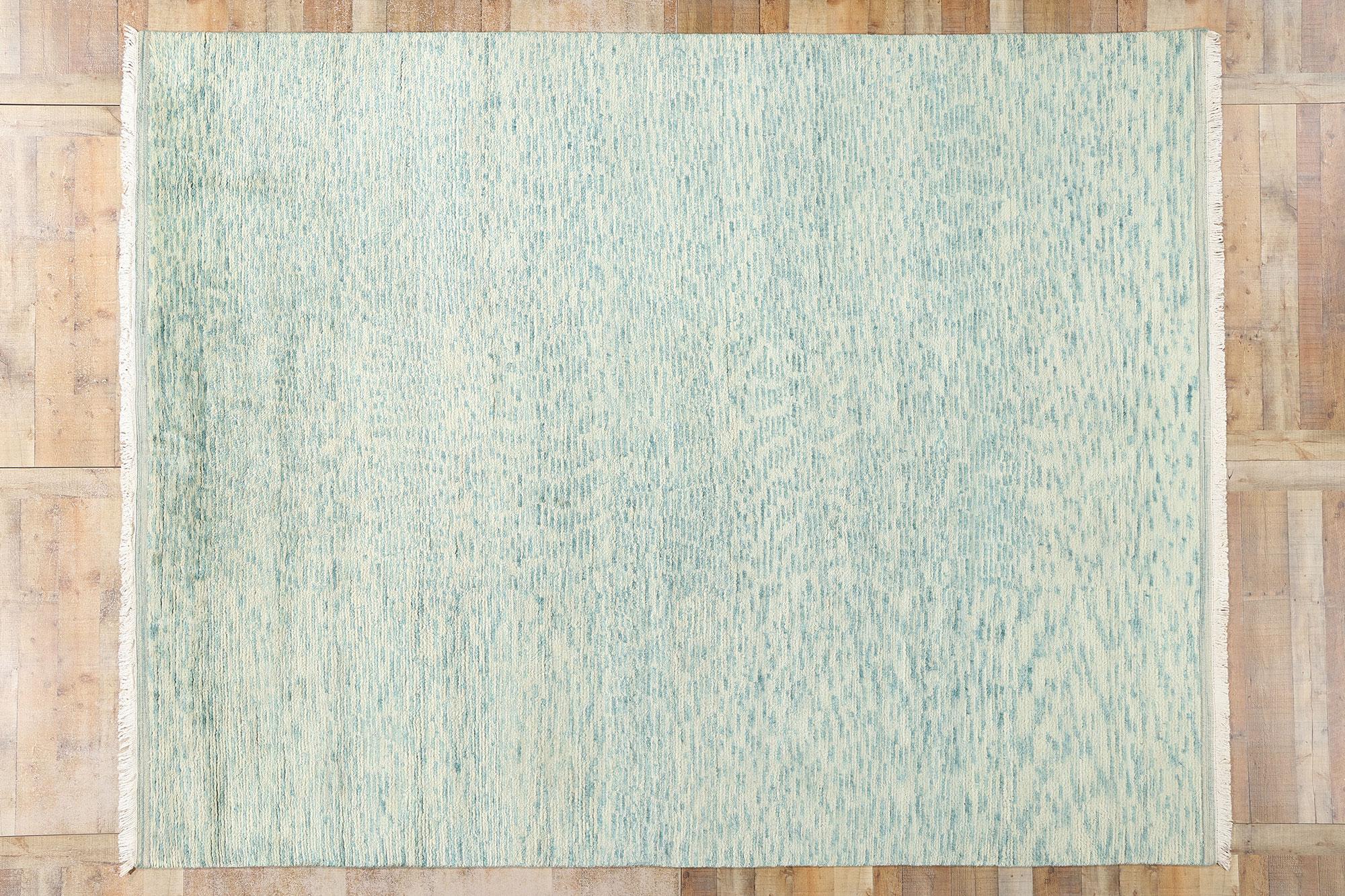 New Organic Modern Biophilic Moroccan Rug For Sale 1