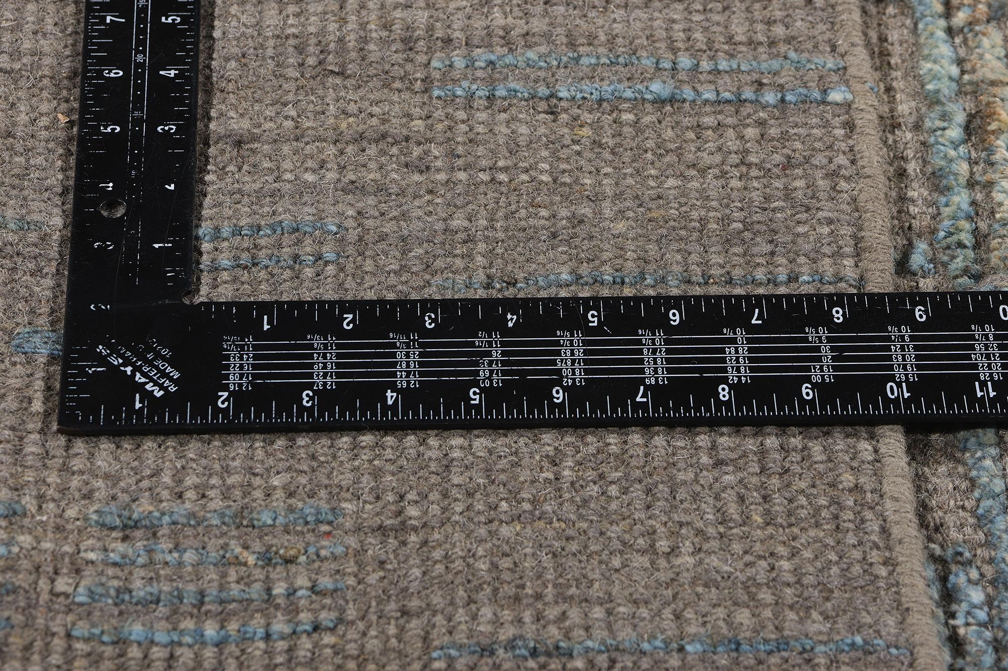 New Organic Modern Brutalist Moroccan Textured Carpet with Transitional Style (Tappeto organico moderno e brutalista in stile marocchino) In condizioni Nuovo in vendita a Dallas, TX
