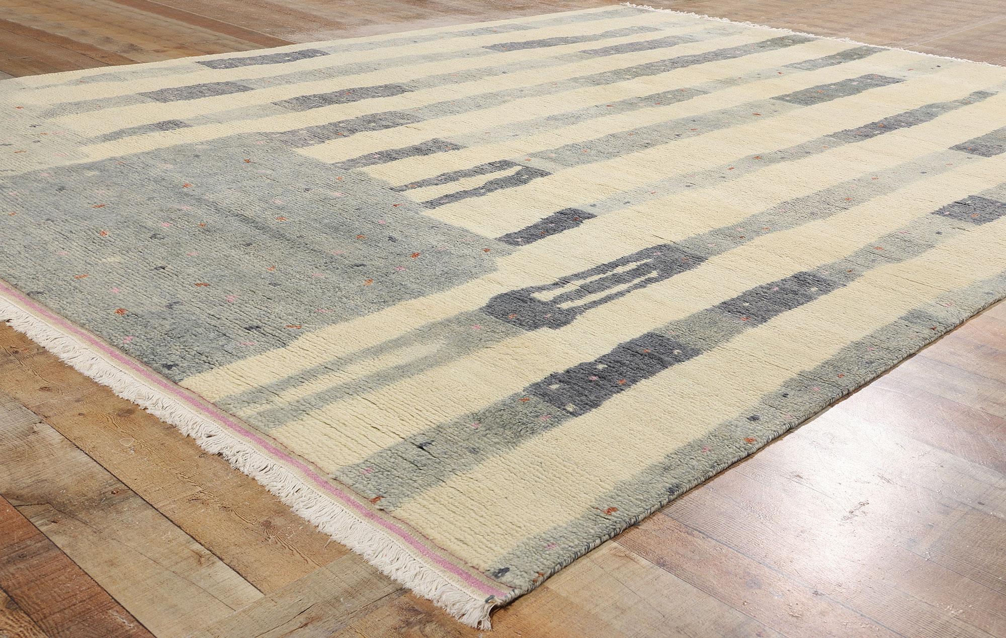 New Organic Modern Brutalist Moroccan Carpet with Contemporary Style (21. Jahrhundert und zeitgenössisch) im Angebot