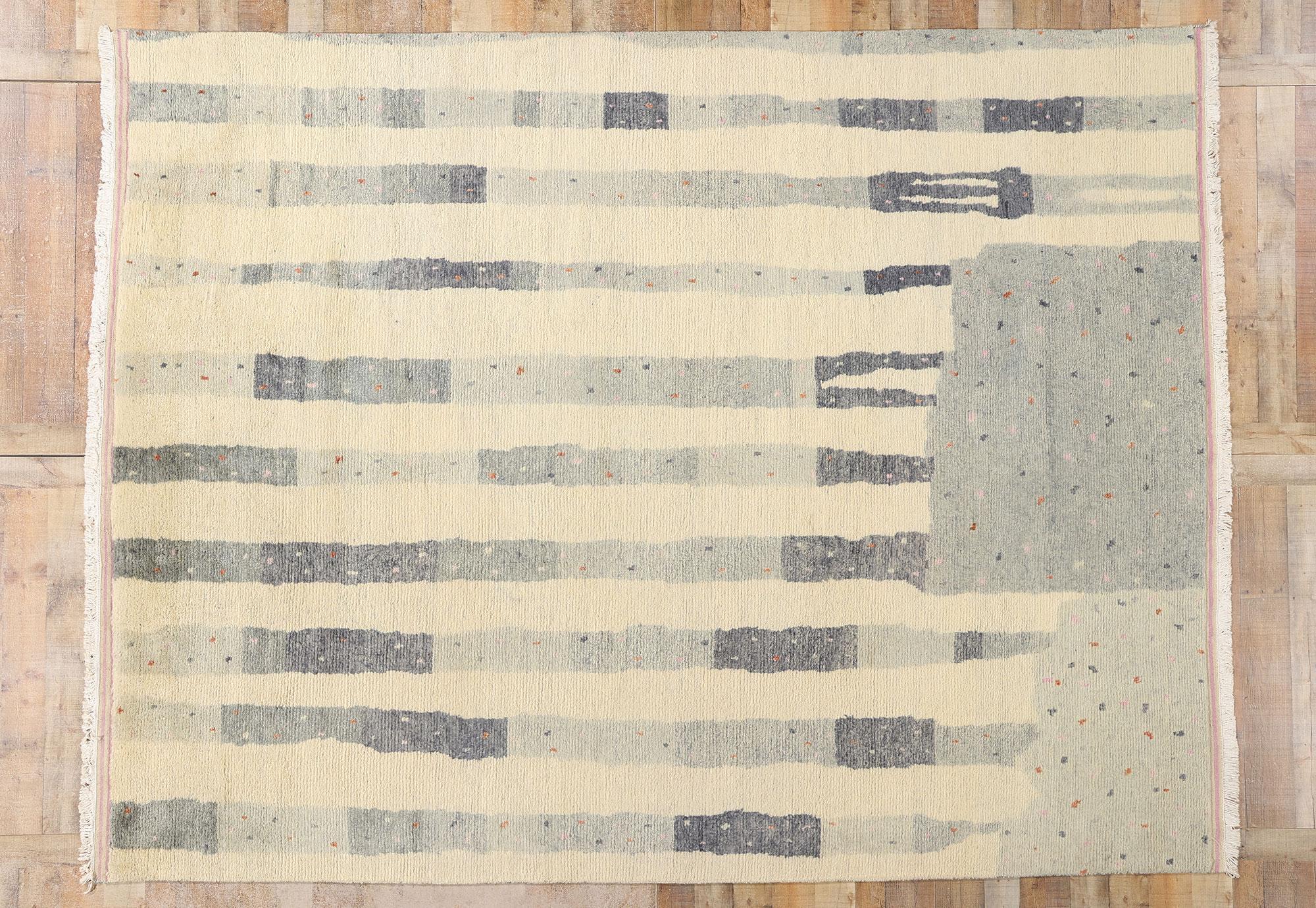 New Organic Modern Brutalist Moroccan Carpet with Contemporary Style im Angebot 1