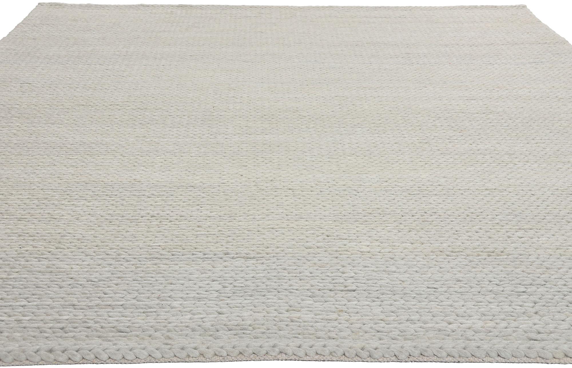 Indian New Organic Modern Contemporary Area Rug For Sale