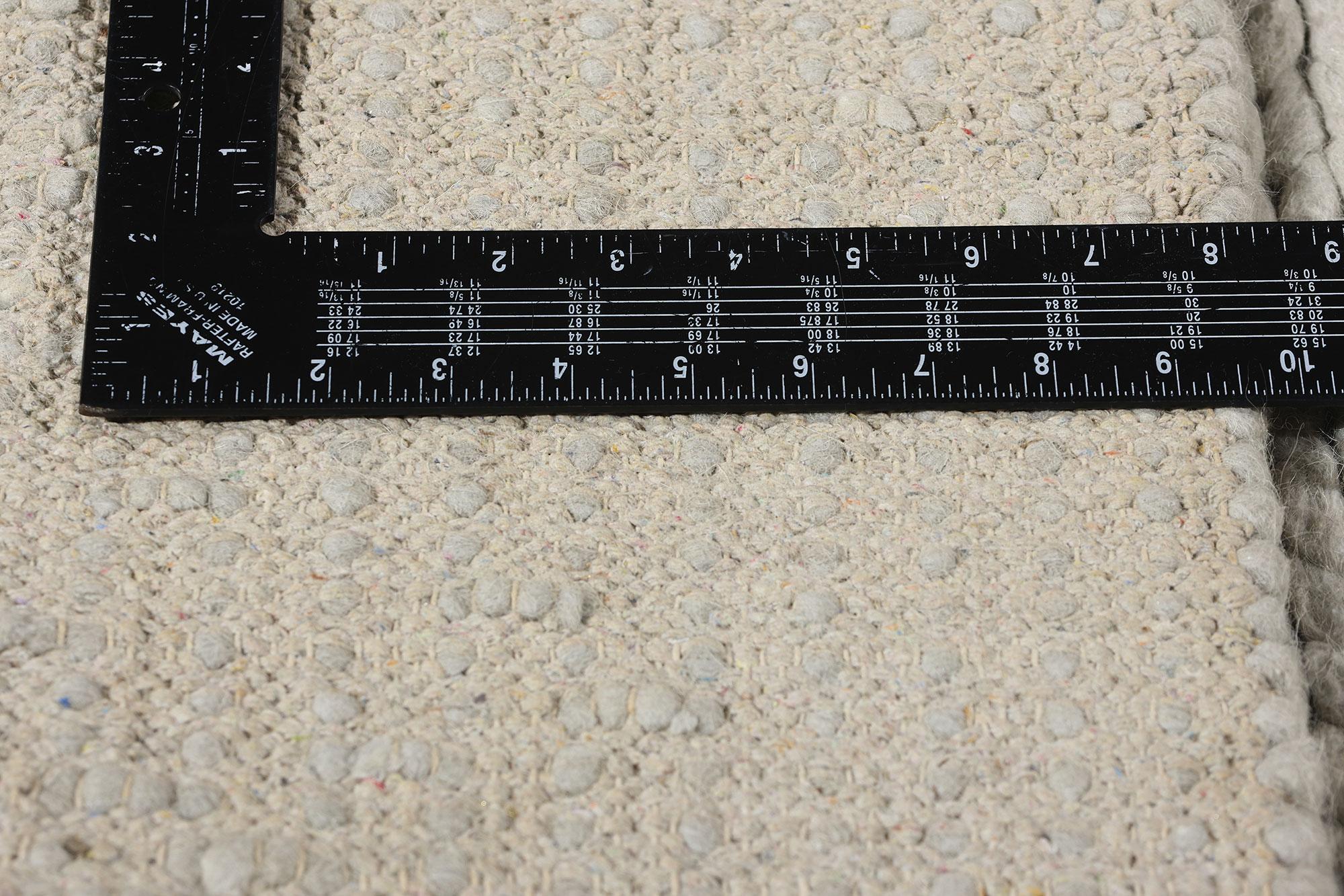 Wool New Organic Modern Contemporary Area Rug For Sale