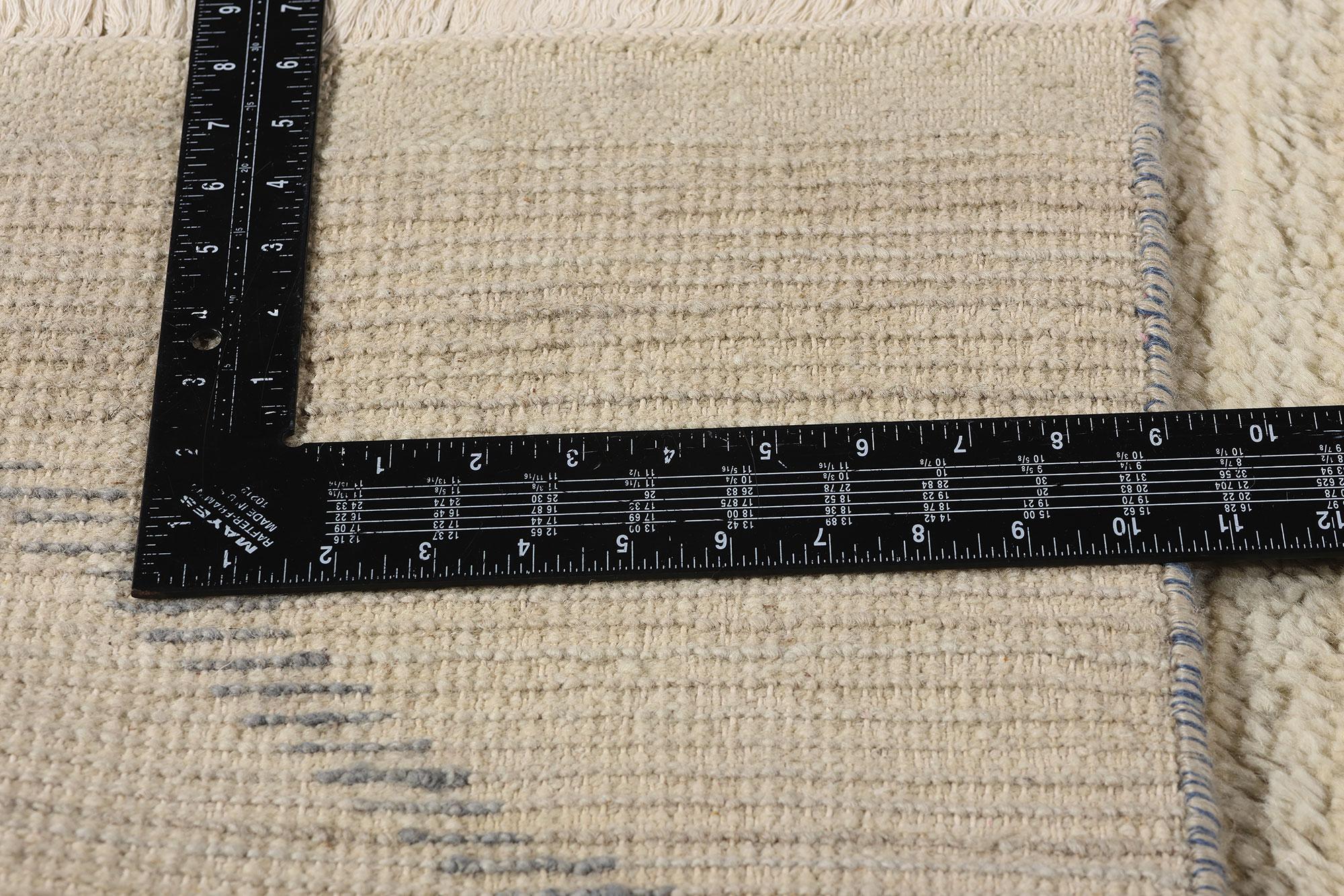 New Organic Modern Desert Mist Moroccan Rug In New Condition For Sale In Dallas, TX