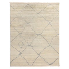 New Organic Modern Desert Mist Moroccan Rug