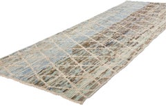 New Organic Modern Moroccan Carpet with Transitional Style