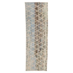 New Organic Modern Moroccan Carpet with Transitional Style