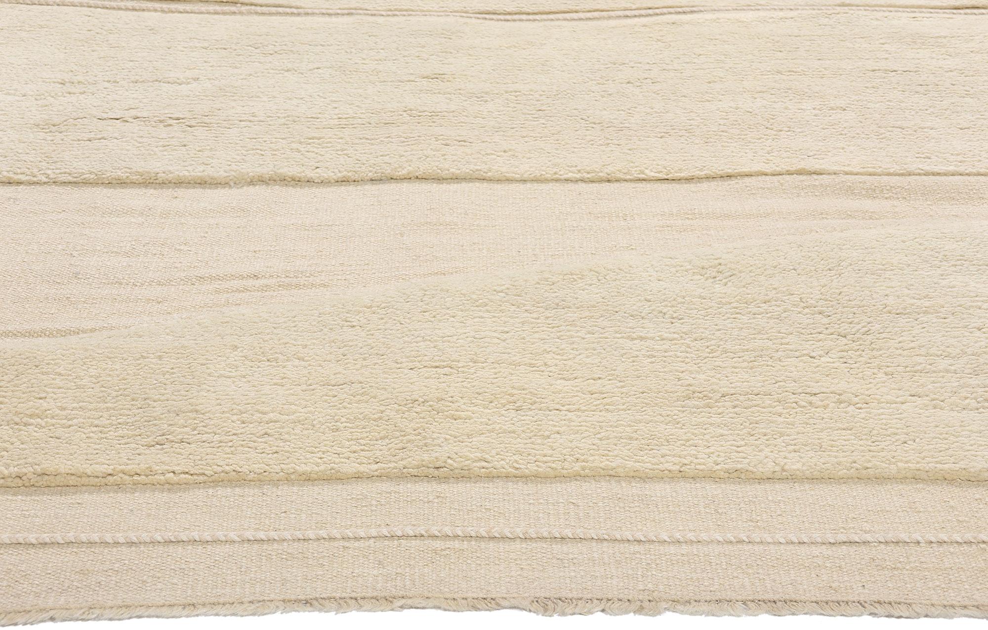 Hand-Knotted New Organic Modern Moroccan High-Low Textured Carpet, 08'02 x 09'10 For Sale
