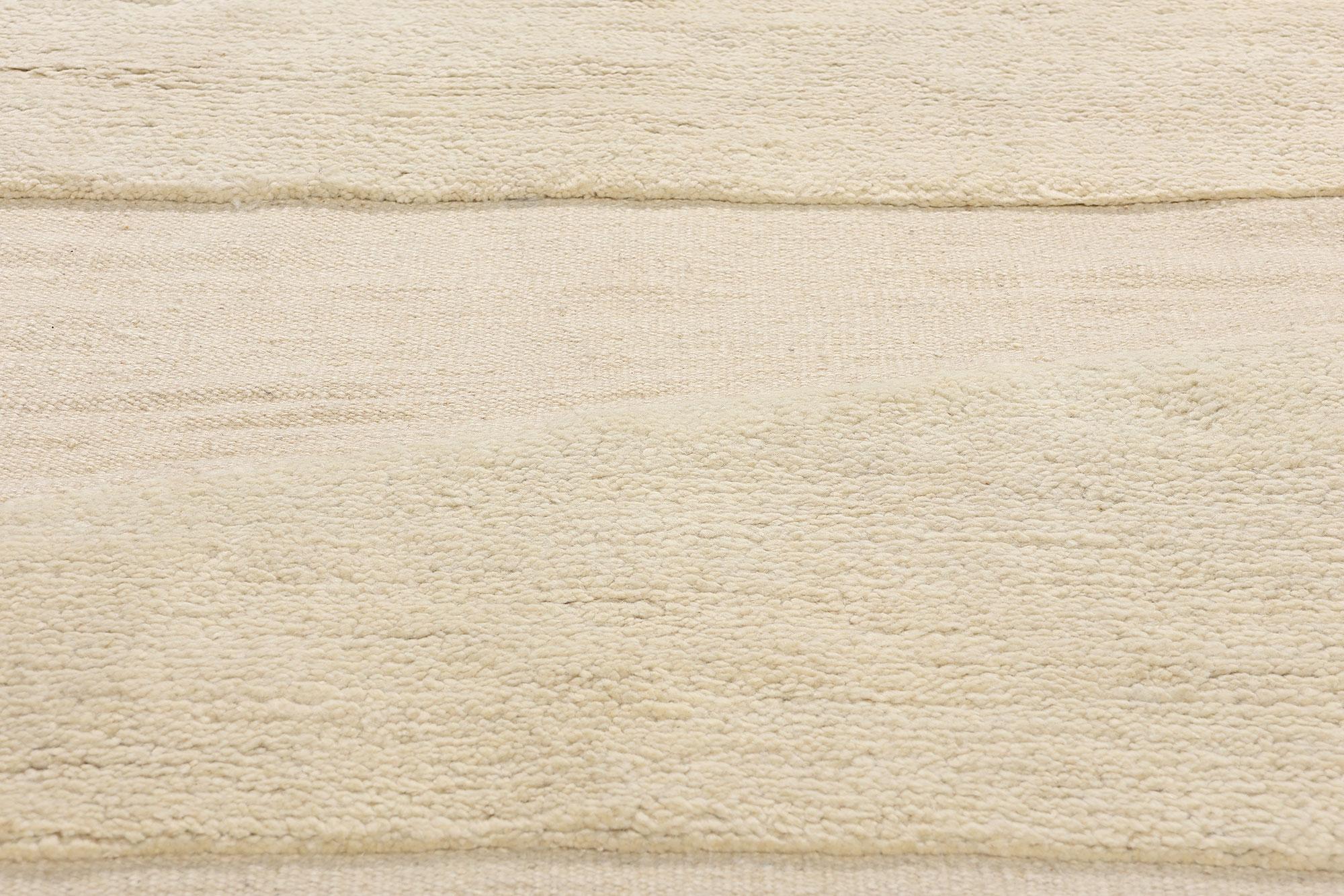 New Organic Modern Moroccan High-Low Textured Carpet, 08'02 x 09'10 In New Condition For Sale In Dallas, TX