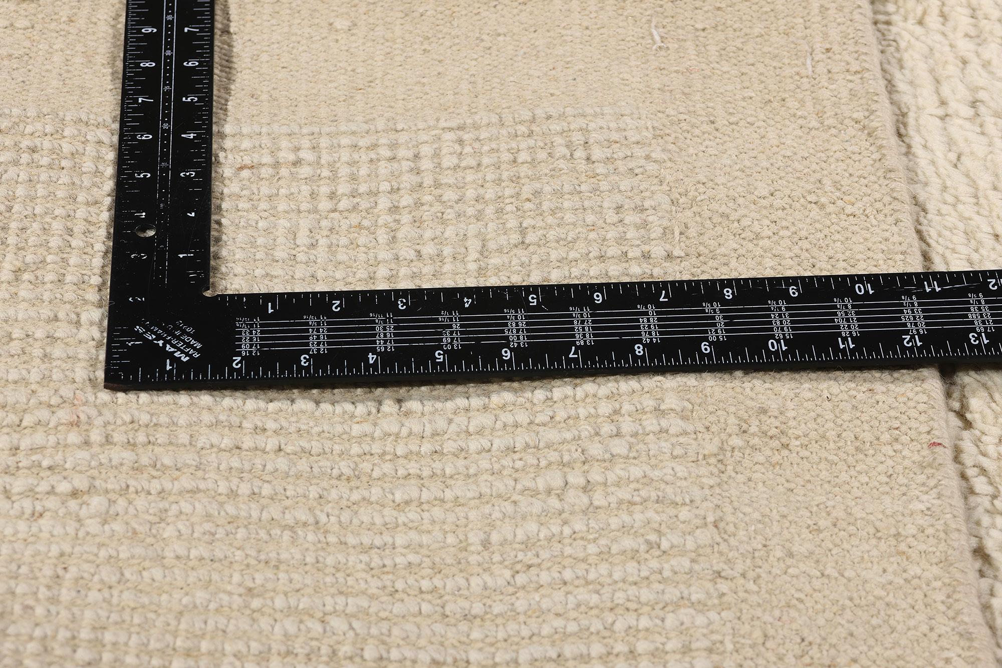 Contemporary New Organic Modern Moroccan High-Low Textured Carpet, 08'02 x 09'10 For Sale