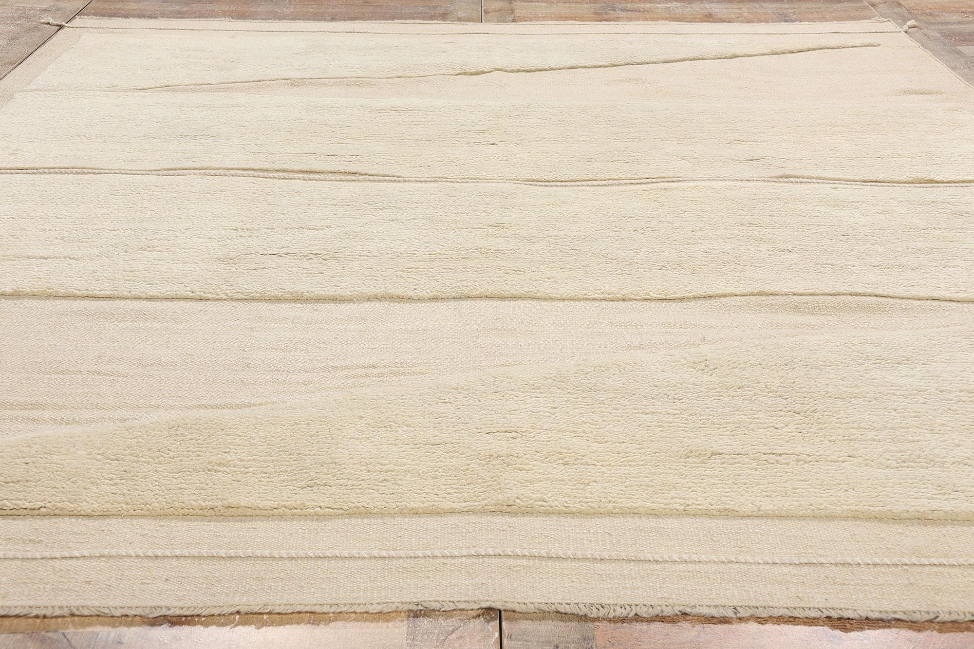 New Organic Modern Moroccan High-Low Textured Carpet, 08'02 x 09'10 For Sale 1