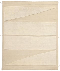 New Organic Modern Moroccan High-Low Textured Carpet, 08'02 x 09'10