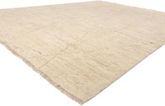 Nuovo tappeto organico moderno con texture marocchina e stile minimalista