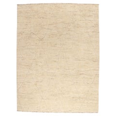 New Organic Modern Moroccan Textured Carpet with Minimalist Style