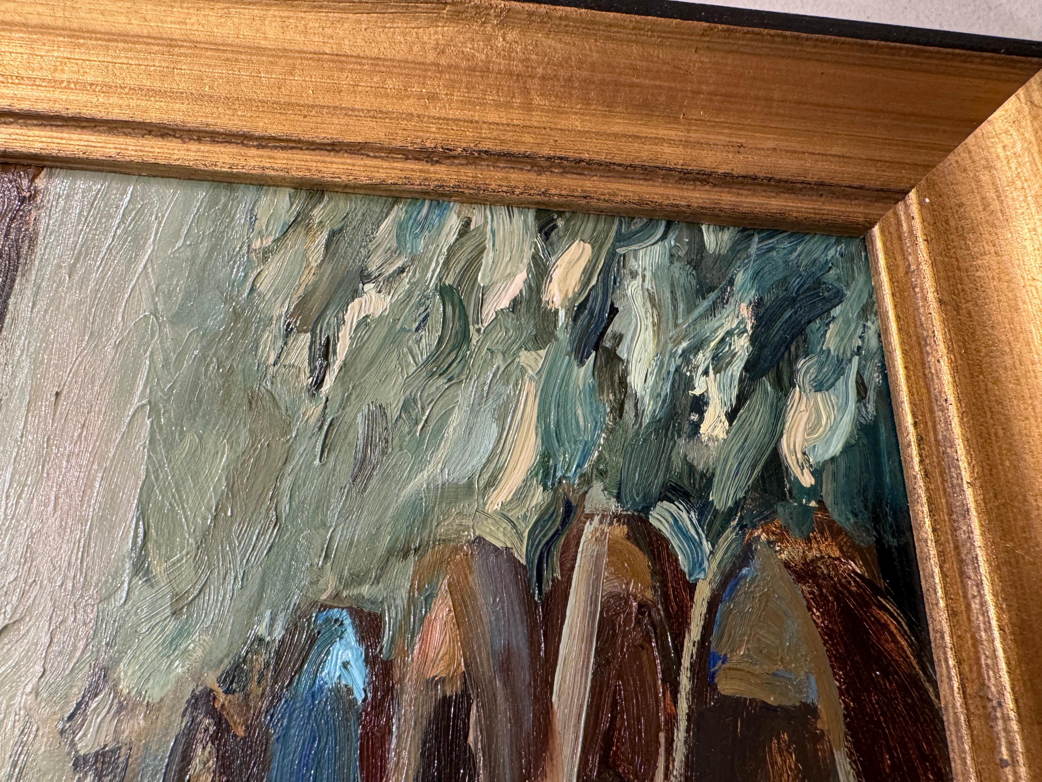 Americano New Original Oil Painting , Barche in vendita