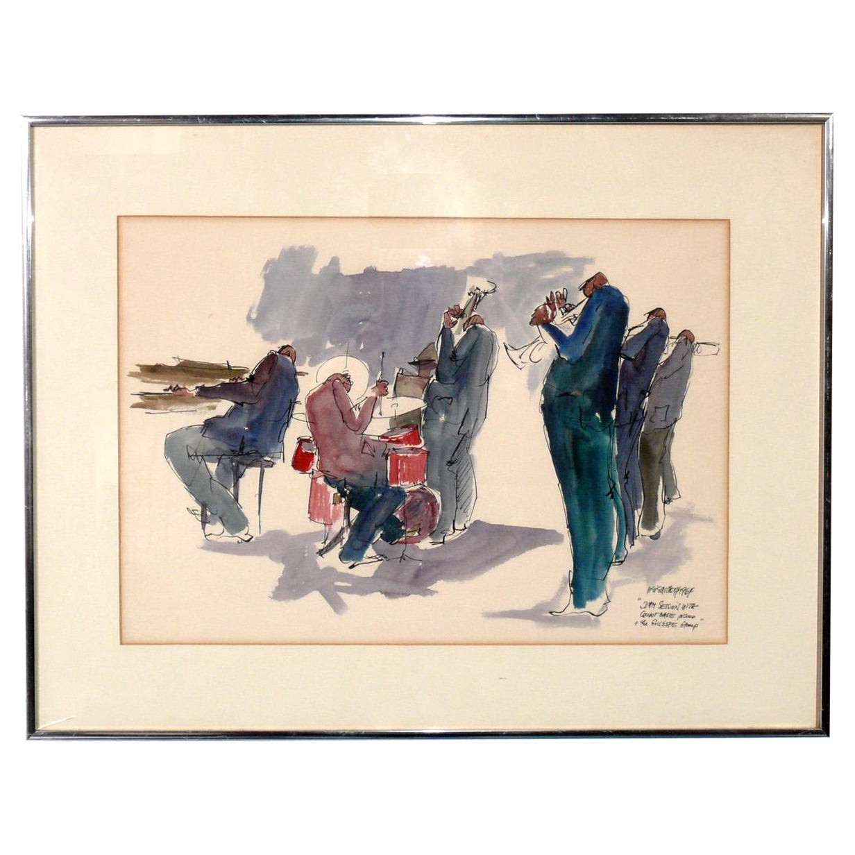New Orleans Jazz Painting by Leo Meirsdorff, Count Basie 
Gillespie