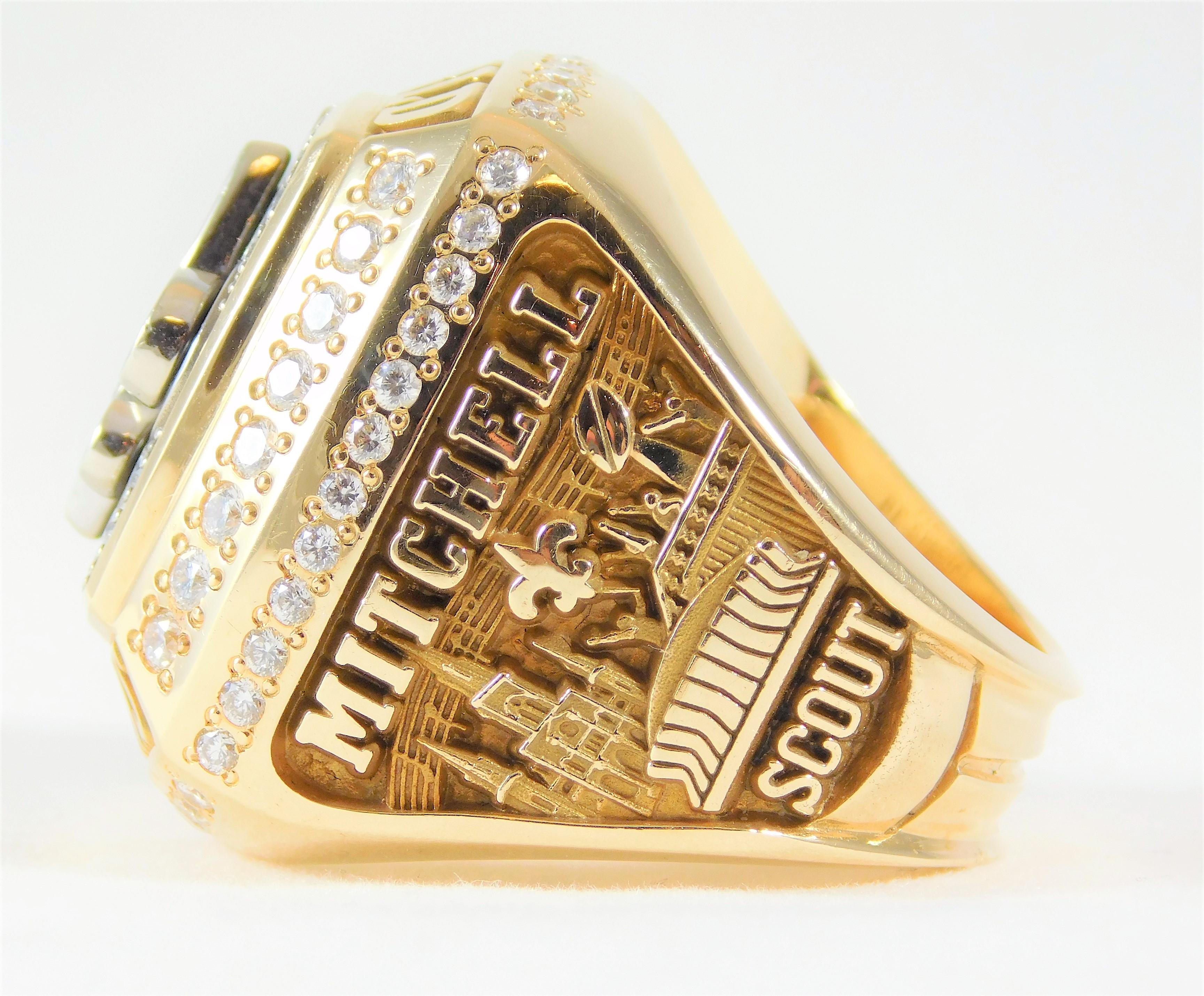 saints championship ring