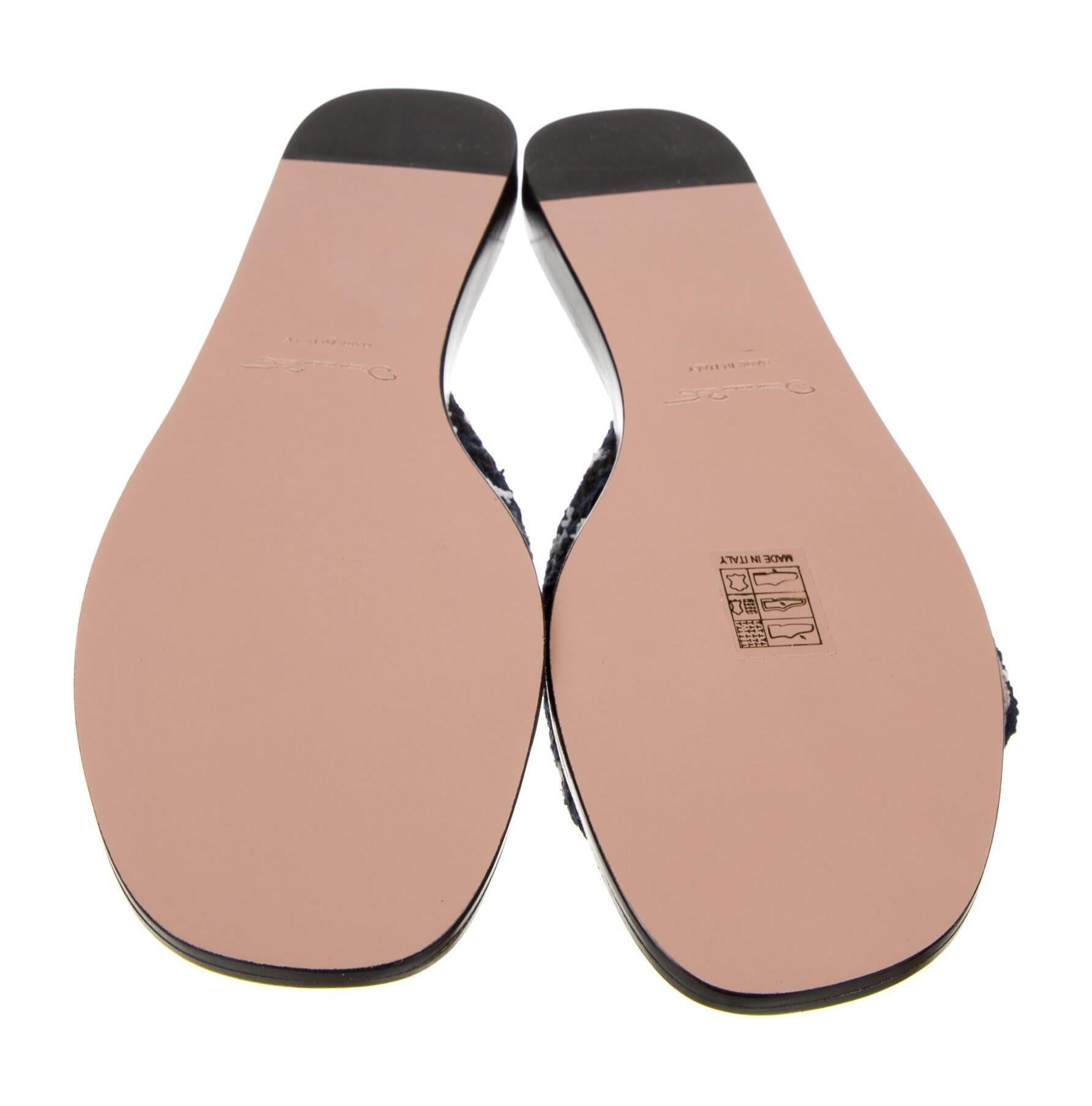 New Oscar De La Renta 2019 Sandali Flats Slides Sz 36 $1275 in vendita 5
