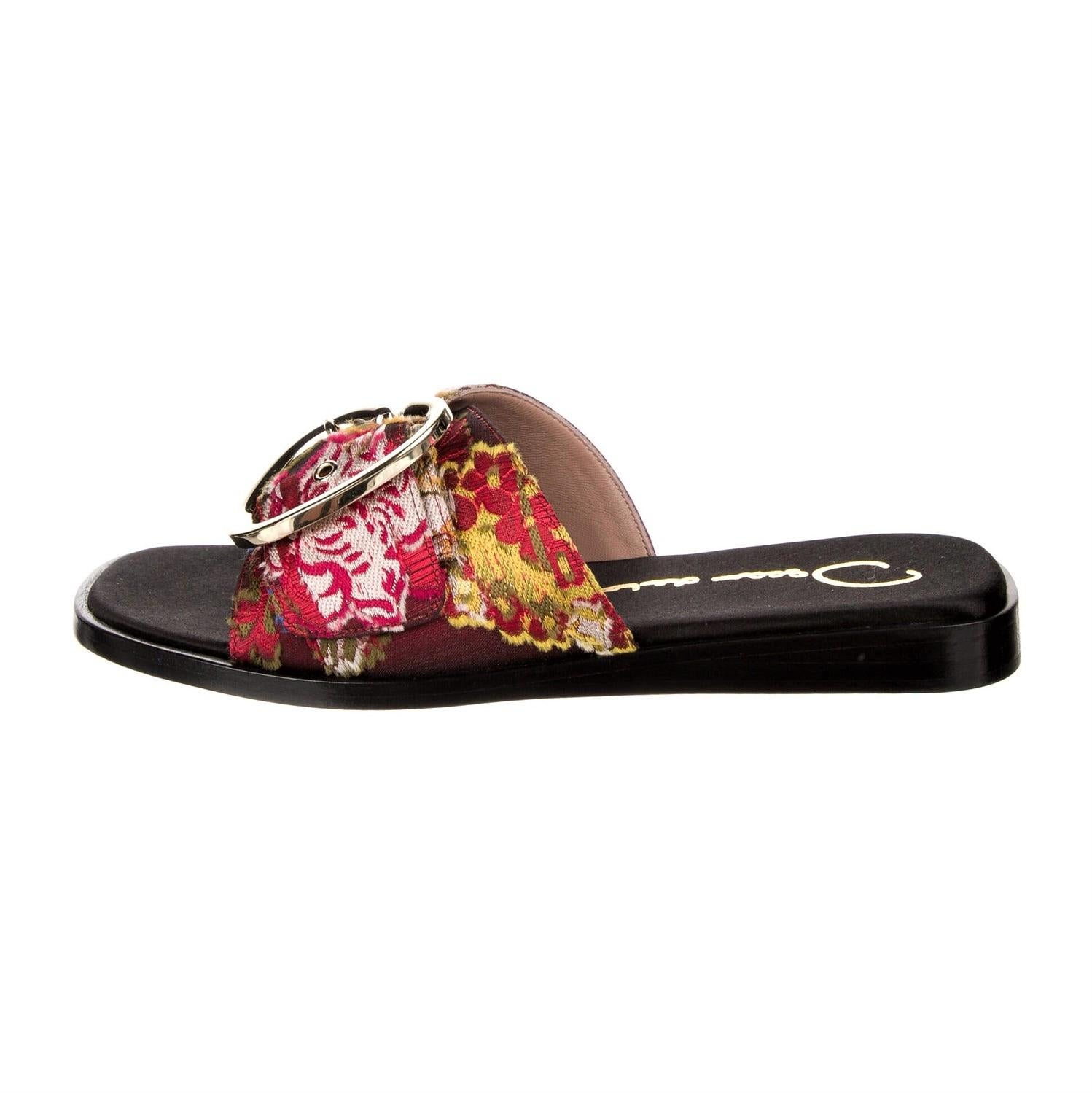 New Oscar De La Renta 2019 Sandals Flats Slides Sz 36.5 $1275 2