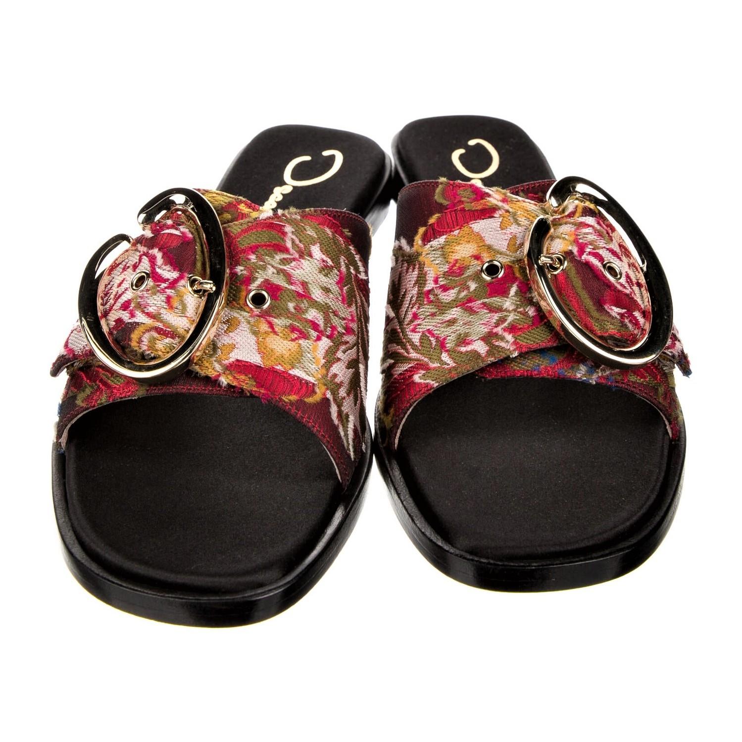 New Oscar De La Renta 2019 Sandals Flats Slides Sz 38 $1275 7