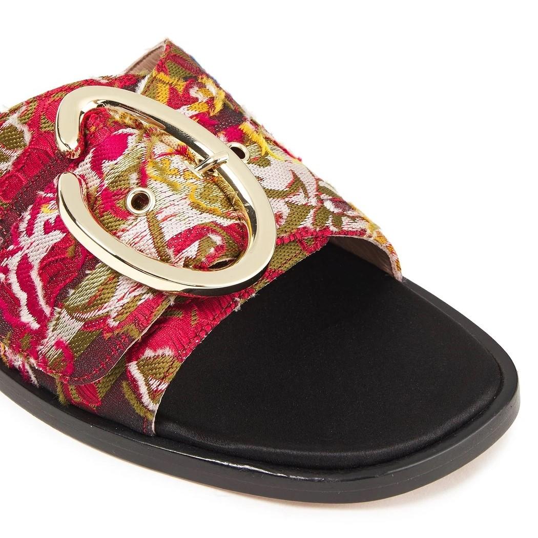 New Oscar De La Renta 2019 Sandals Flats Slides Sz 38 $1275 In New Condition In Leesburg, VA
