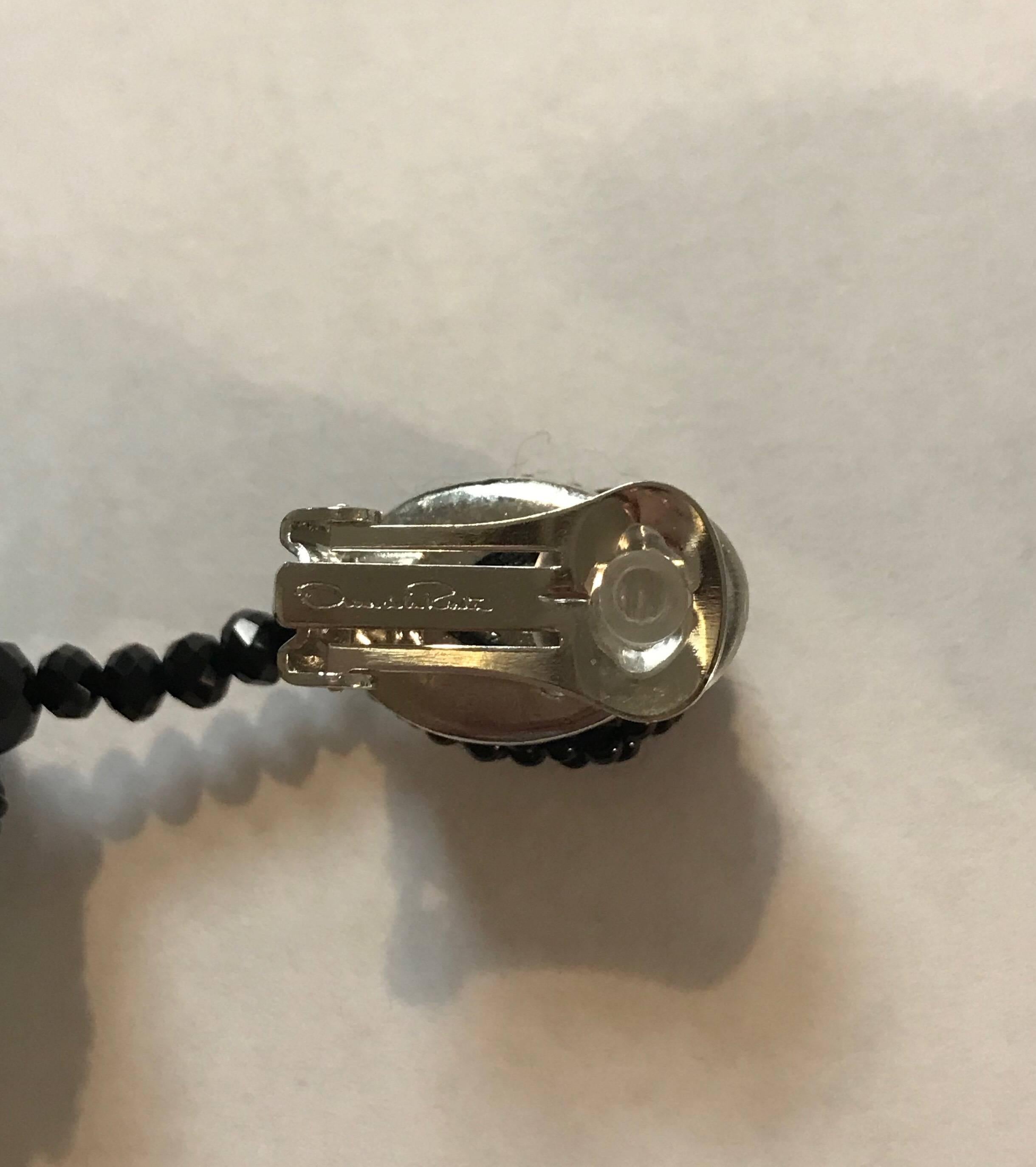 clip on beaded earrings