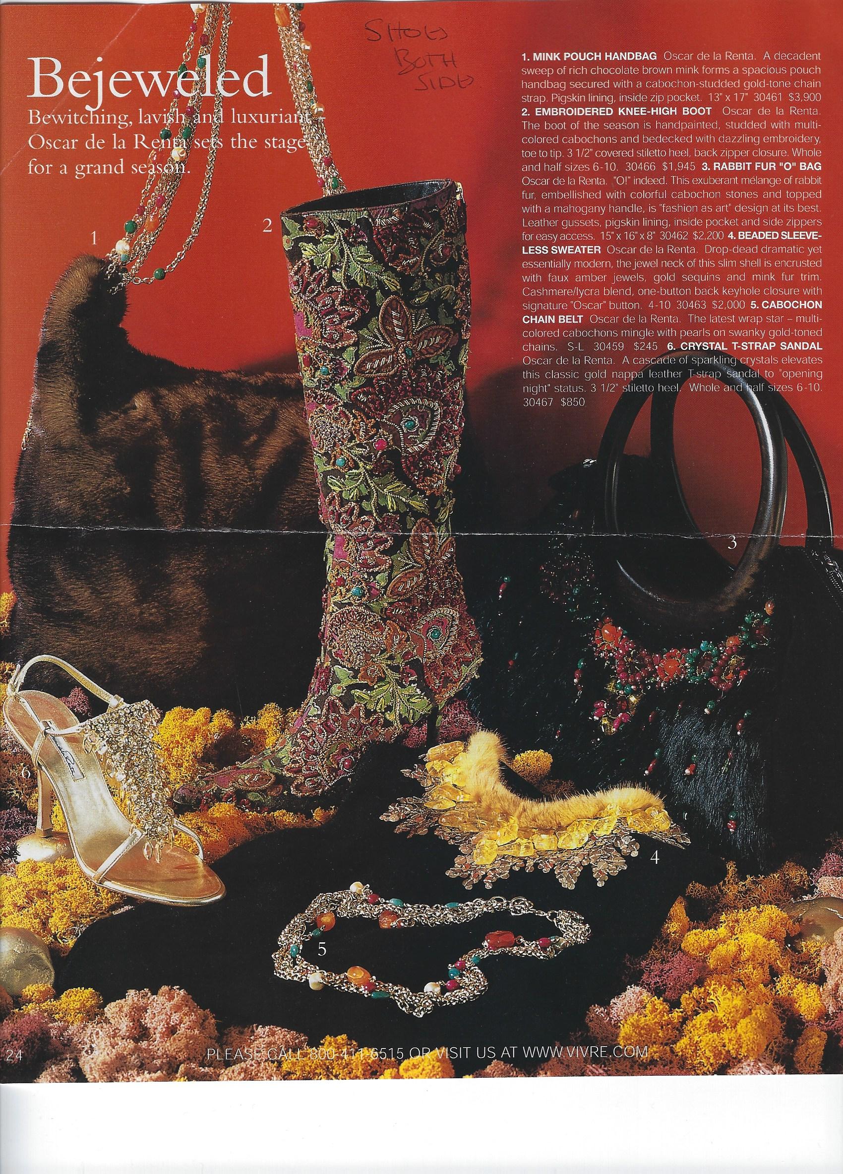 Nuevo Oscar De La Renta Botas de cuentas bordadas pintadas a mano
Colección F/W 2004
Talla de diseñador 36,5 B - US 6,5 B
Gamuza marrón pintada a mano, tachonada con cabujones multicolores, adornada con deslumbrantes bordados, de puntera a puntera,