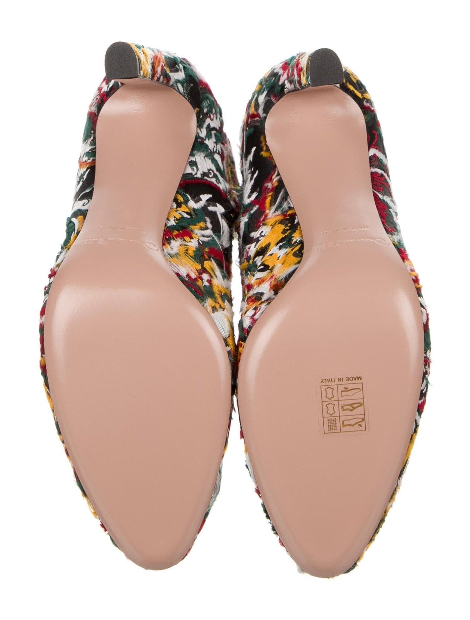 New Oscar De La Renta 2019 Kendall Jenner Laura Dern Booties Boots Sz 38 $1525 6