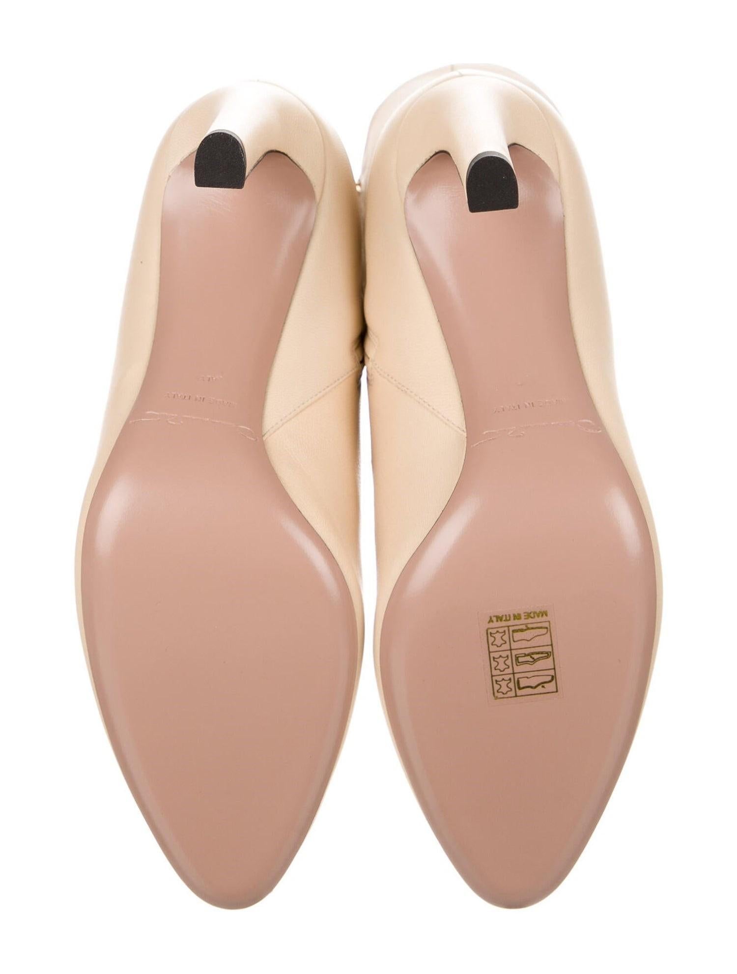 New Oscar De La Renta Fall 2019 Gigi Hadid Leather Booties Boots Size 37 $1575 9